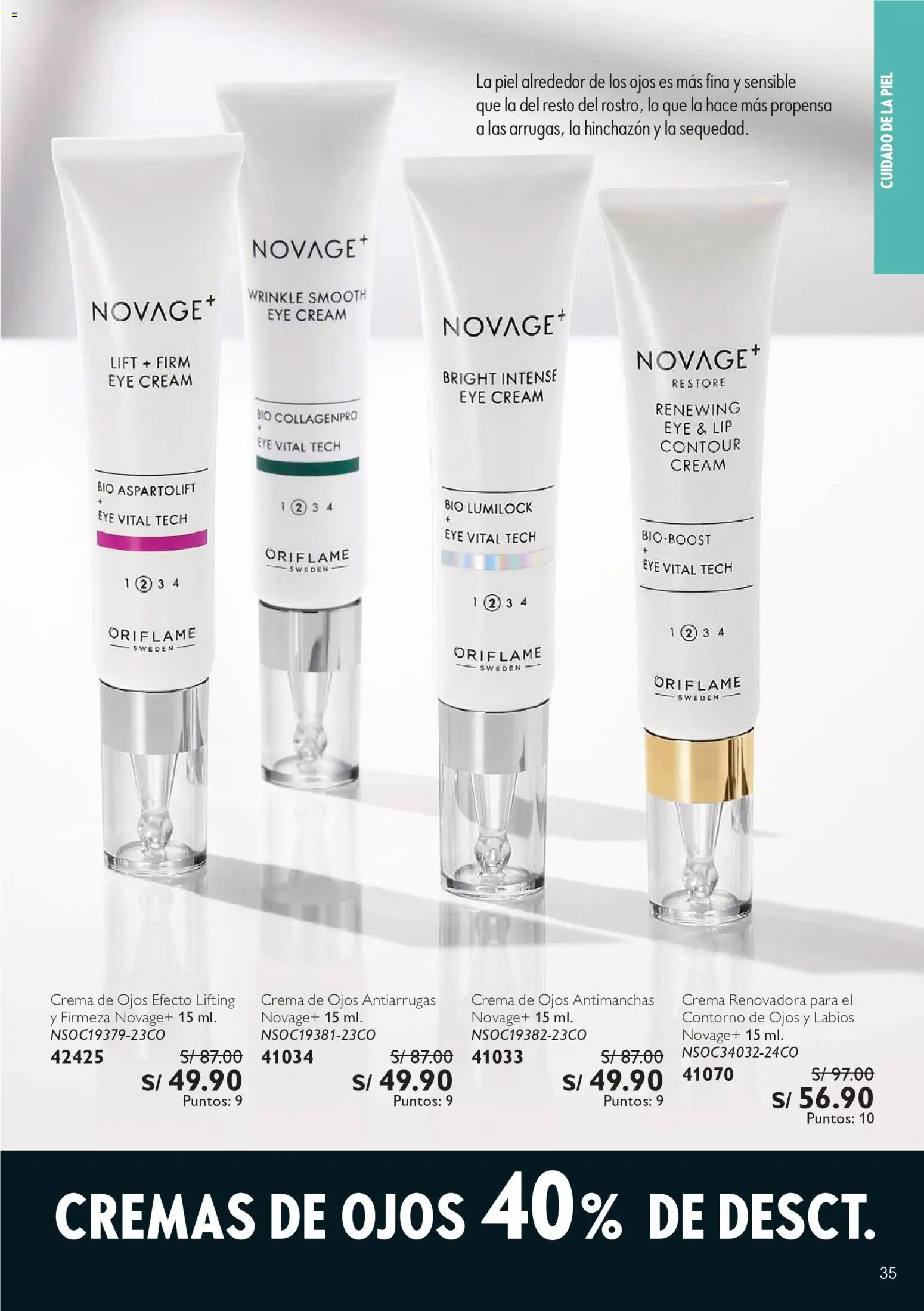 Catálogo Oriflame válido desde 12/09/2026 | Página: 35 | Productos: Crema