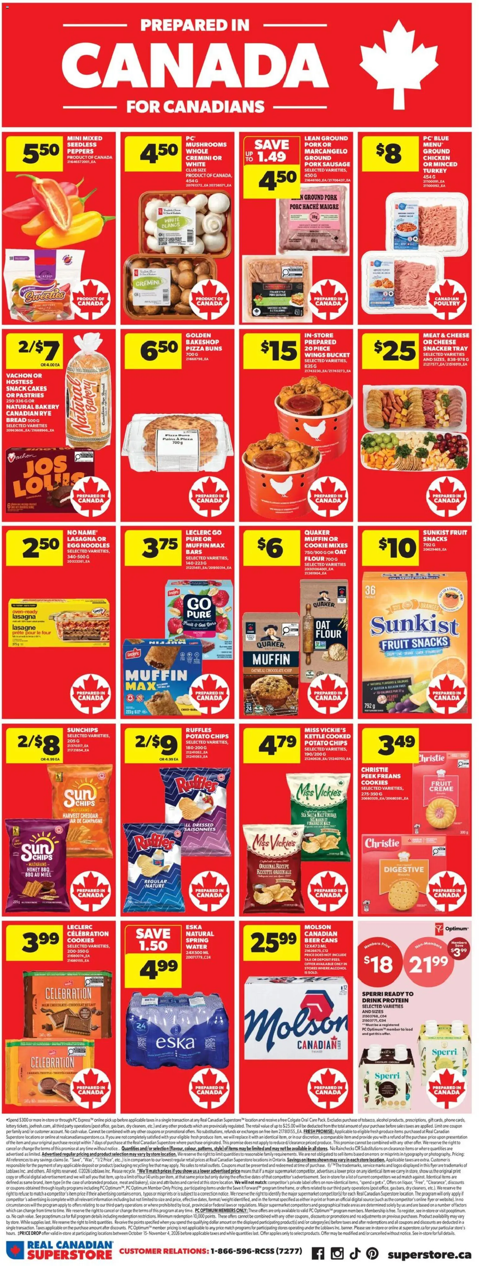 Real Canadian Superstore flyer valid from Oct 15, 2026 | Page: 10