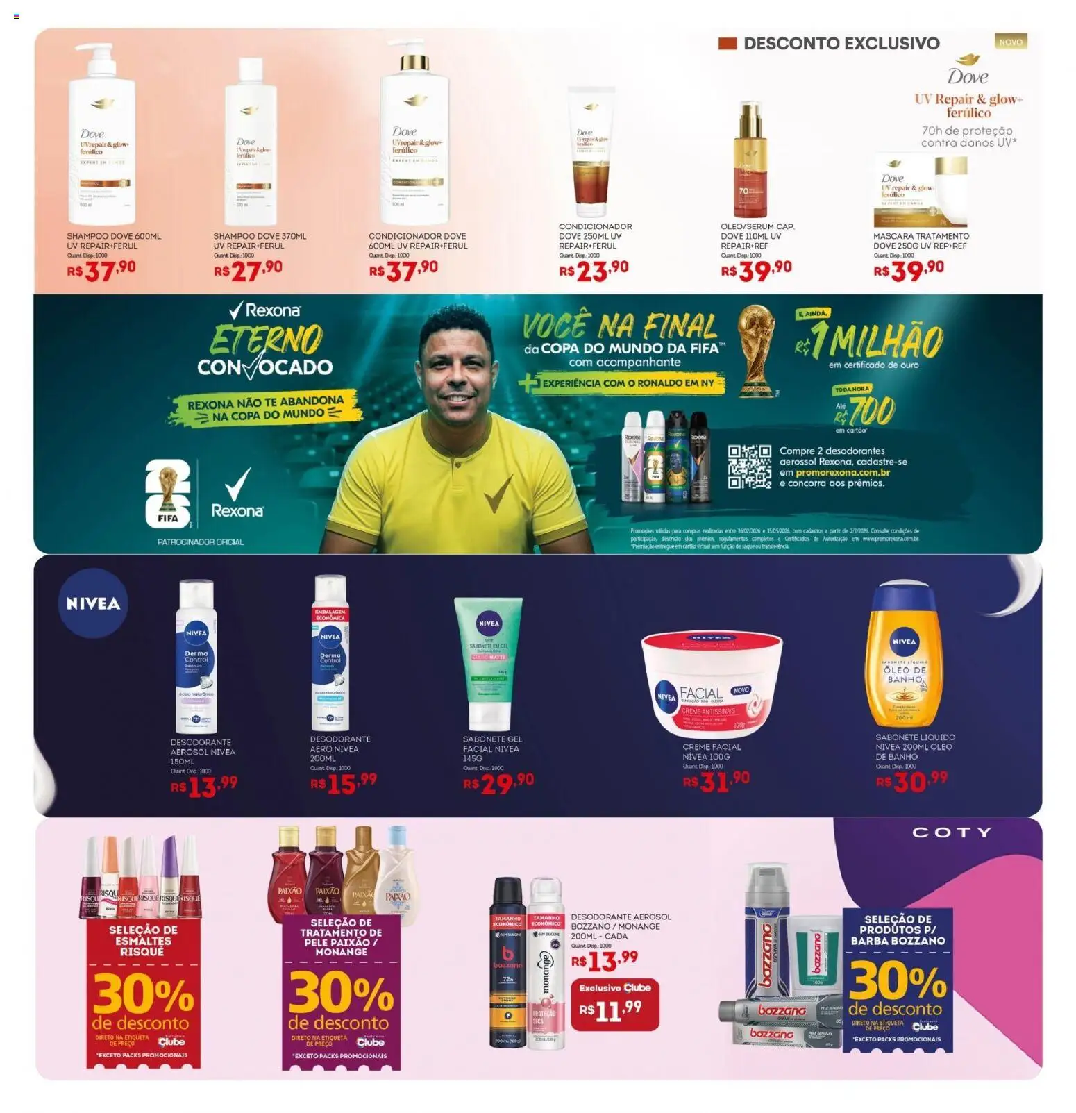 Bistek Supermercados Folheto - válido de 06.05.2026 | Página: 17 | Produtos: Desodorante, Rexona, Dove, Sabonete líquido
