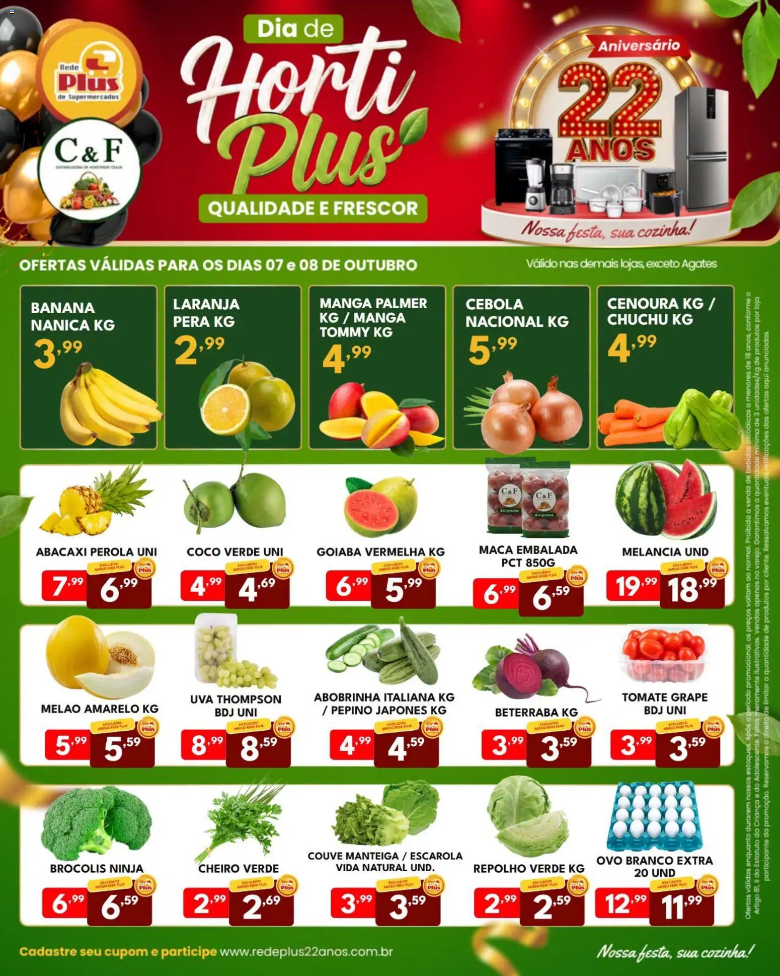 Rede Plus Supermercados Folheto - válido de 07/10/2026 | Página: 1