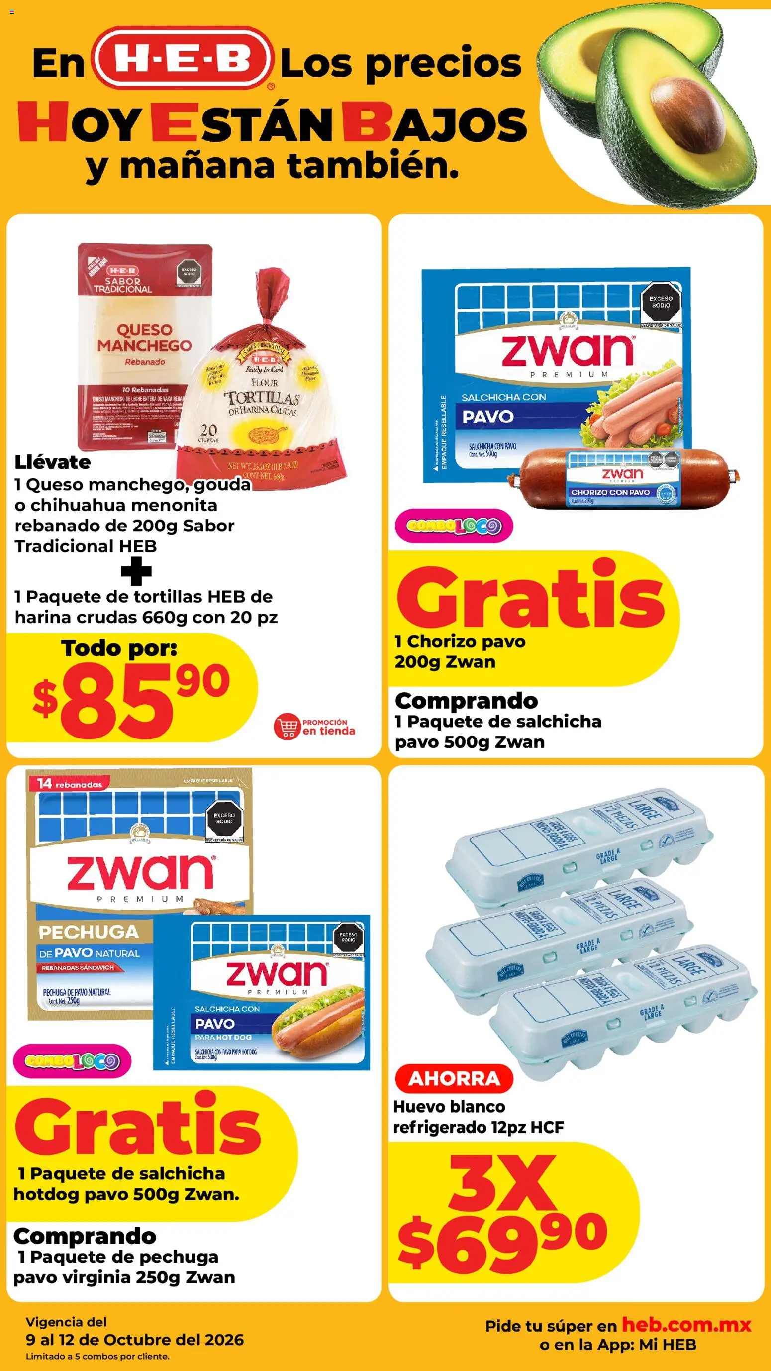 Nuevas ofertas de H-E-B válidas en toda la República Mexicana desde el 09/10/2026. ¡Encuentra las mejores ofertas en H-E-B folleto! | Página: 8