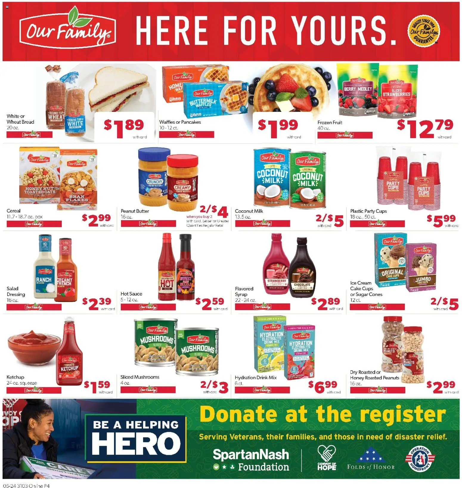 Family Fare Weekly Ad - ND - valid from 24.05.2026 | Page: 8 | Products: Butter, Chocolate, Salad, Sauce