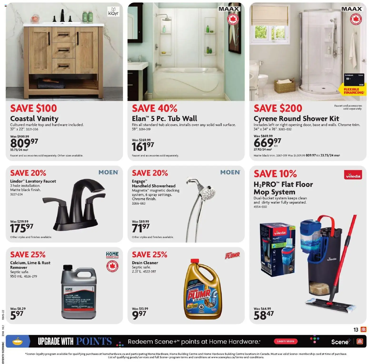 Home Hardware flyer valid from 07.05.2026 | Page: 14 | Products: Shower