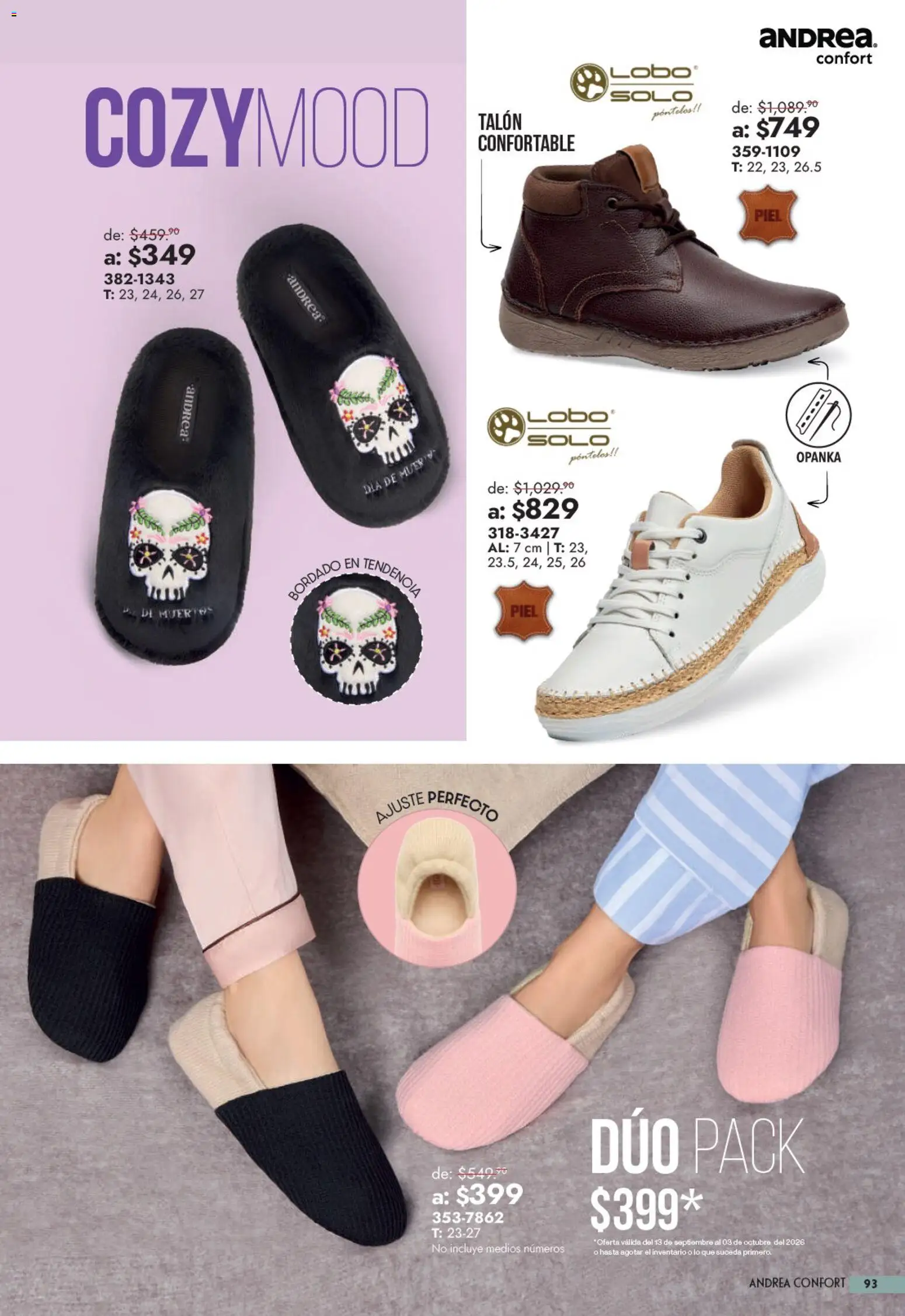 Nuevas ofertas de Andrea válidas en toda la República Mexicana desde el 13/09/2026. ¡Encuentra las mejores ofertas en Andrea catálogo Outlet! | Página: 93