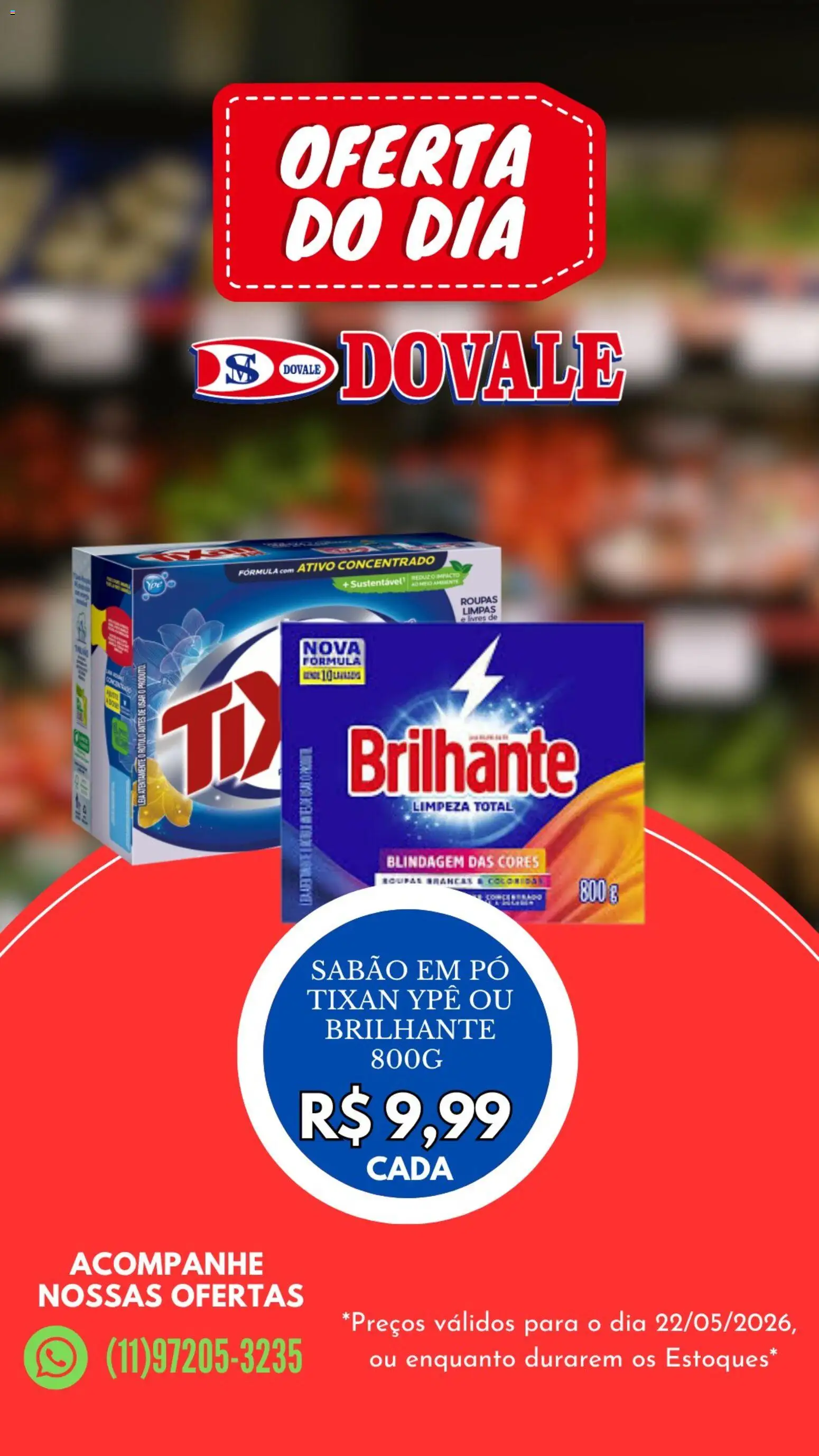 Dovale Folheto - válido de 22.05.2026 | Página: 8 | Produtos: Pó, Sabão, Sabão em pó, Roupas