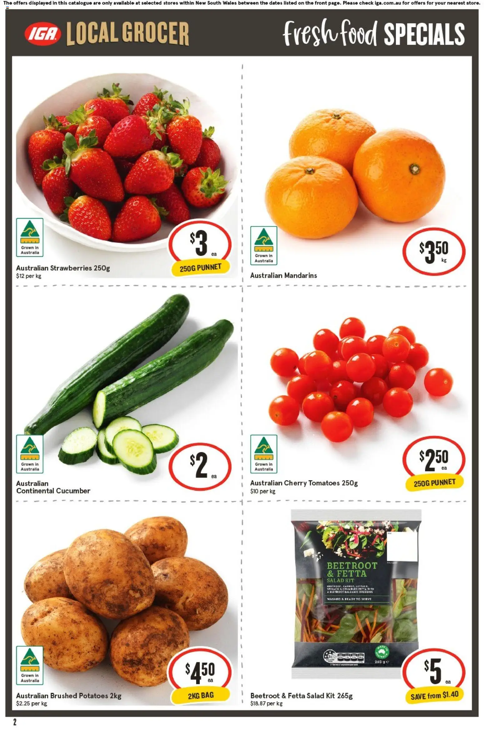 IGA catalogue - valid from 26/08/2026 | Page: 2 | Products: Food, Chicken, Cap, Foam