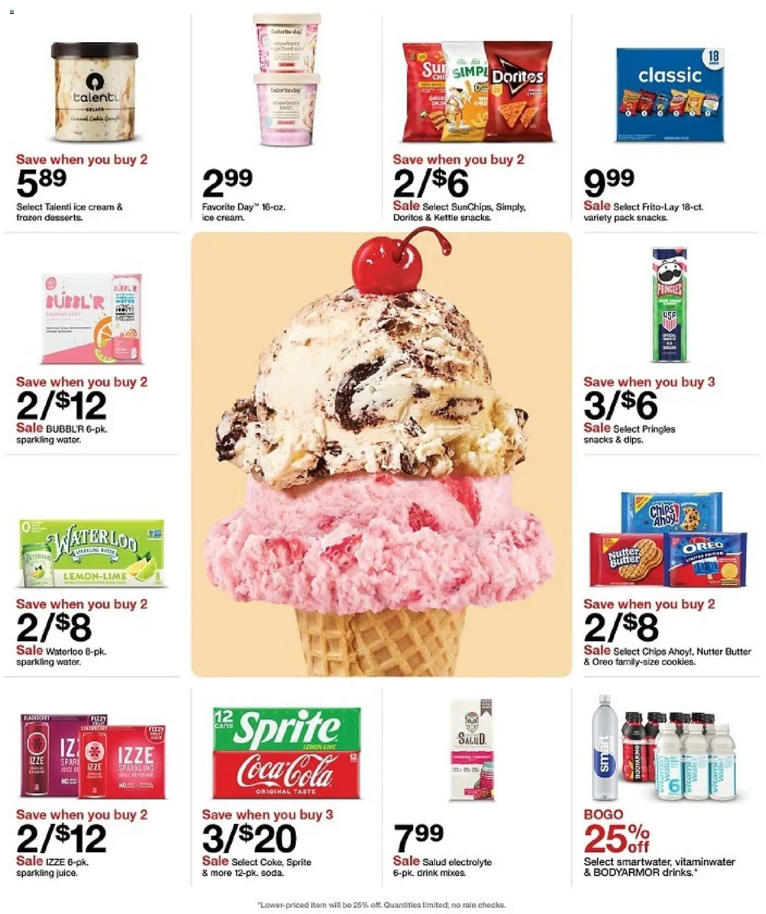 Target Weekly Ad - valid from 07.06.2026 | Page: 5 | Products: Butter, Chips, Ice cream, Kettle