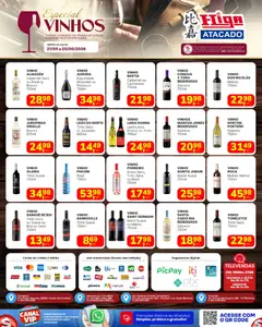 Higa Atacado ofertas Especial de Vinhos - Pré-Visualização do folheto da loja Higa Atacado, válido de 21.05.2026