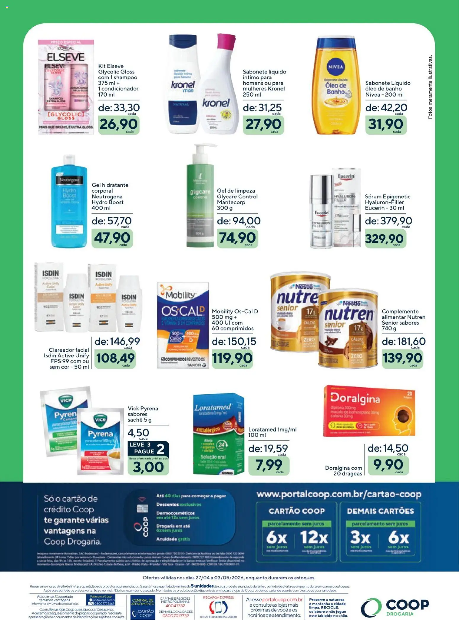 Coop Folheto - válido de 27.04.2026 | Página: 2 | Produtos: Shampoo, Gel de limpeza, Sabonete, Sabonete líquido