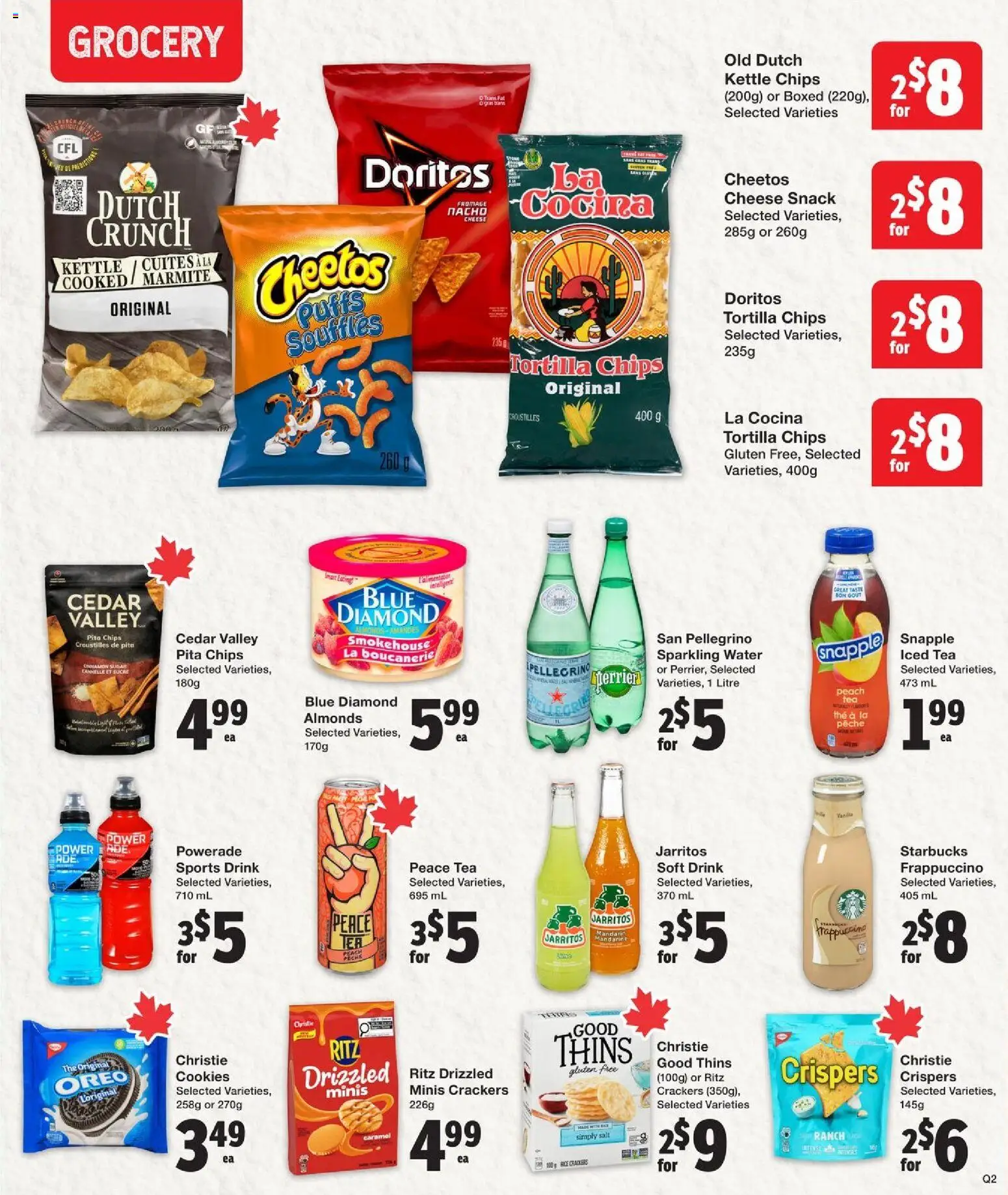 Quality Foods flyer valid from 16.04.2026 | Page: 9 | Products: Tea, Cookies, Kettle, Cheese