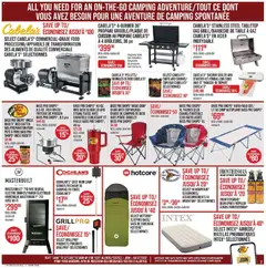 Preview of Cabelas weekly flyer / circulaire from shop Cabelas valid from Jun 22, 2026 | Page: 3 | Products: Fish, Iron, Table, Chair