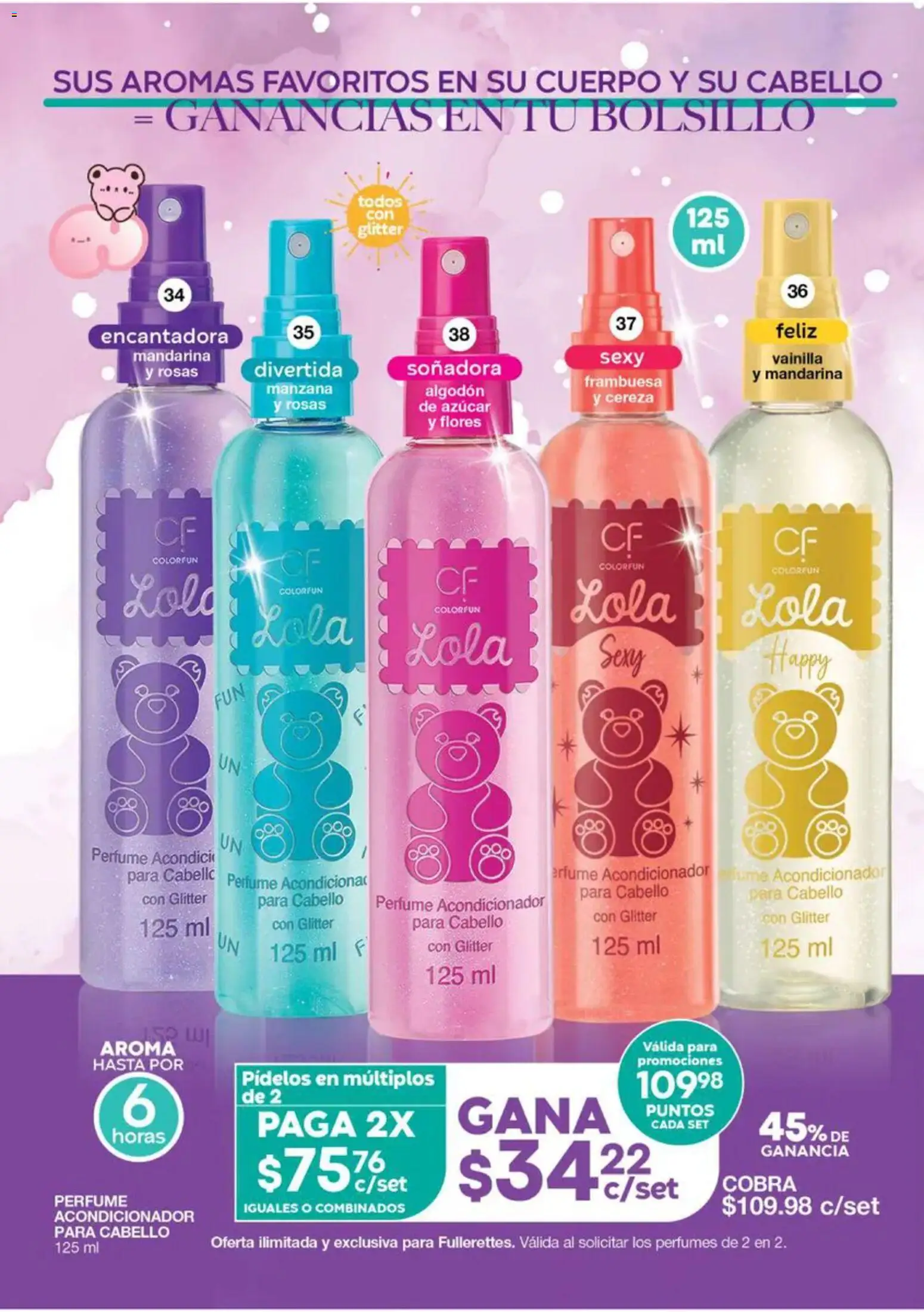 Nuevas ofertas de Fuller válidas en toda la República Mexicana desde el 16/09/2026. ¡Encuentra las mejores ofertas en Fuller Gana Más 12 2026! | Página: 23 | Productos: Flores, Algodón, Perfume, Acondicionador