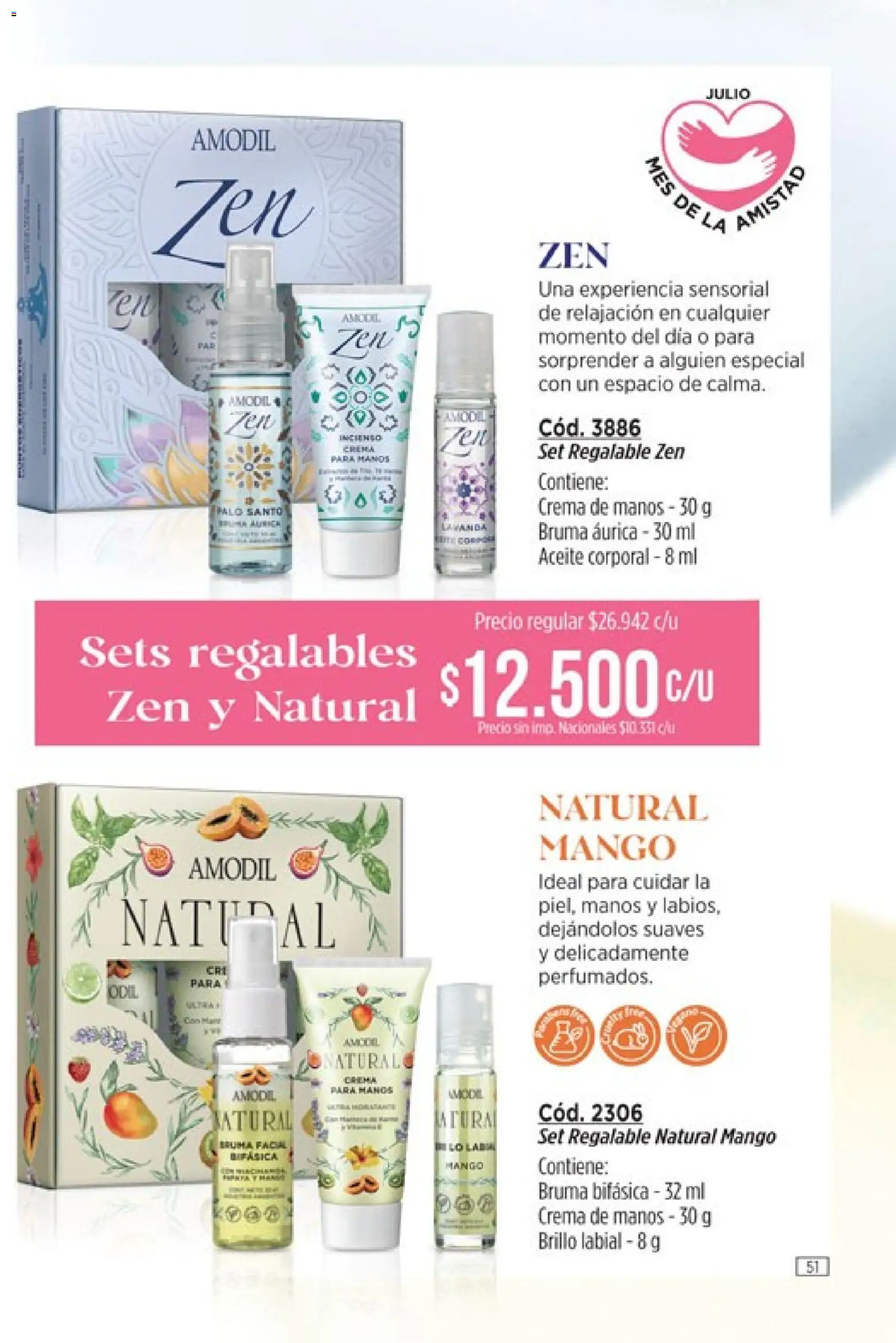Catálogo Amodil Campaña 9 │ válido desde el 05.05.2026 | Página: 51 | Productos: Crema de manos, Bruma, Mango, Crema