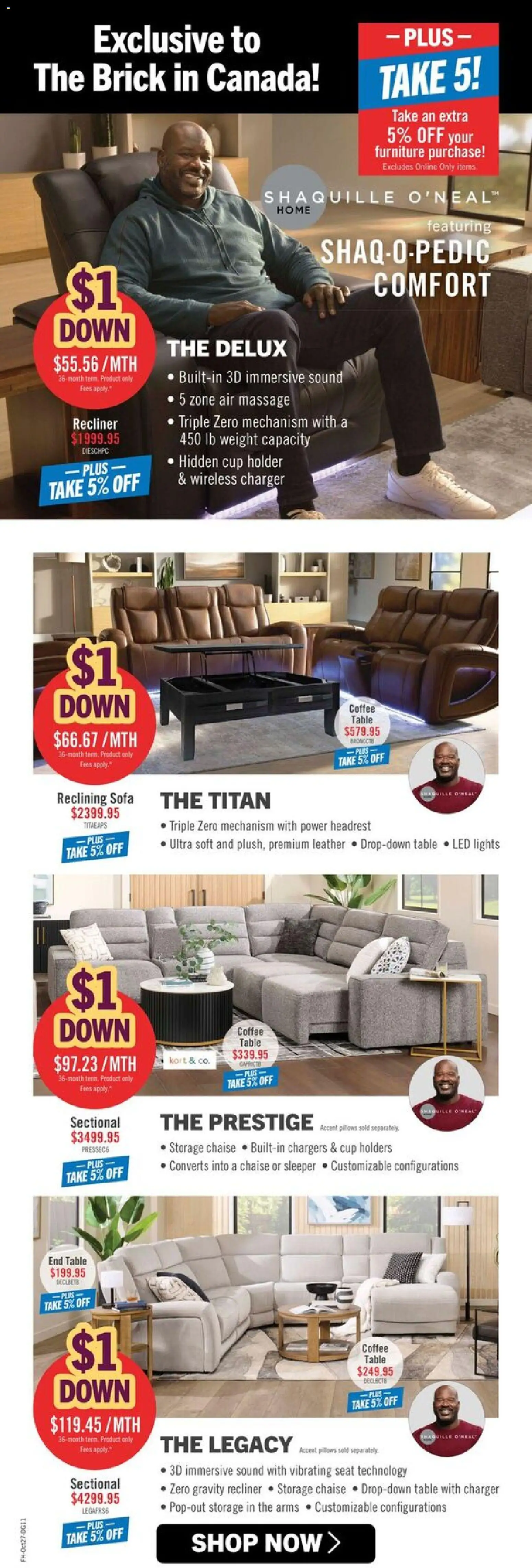 The Brick flyer valid from Oct 27, 2026 | Page: 5