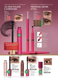 Eudora - Revista 7/2026 - Pré-Visualização do folheto da loja Eudora, válido de 23.04.2026 | Página: 92 | Produtos: Esponja, Máscara para cílios, Delineador, Fixador