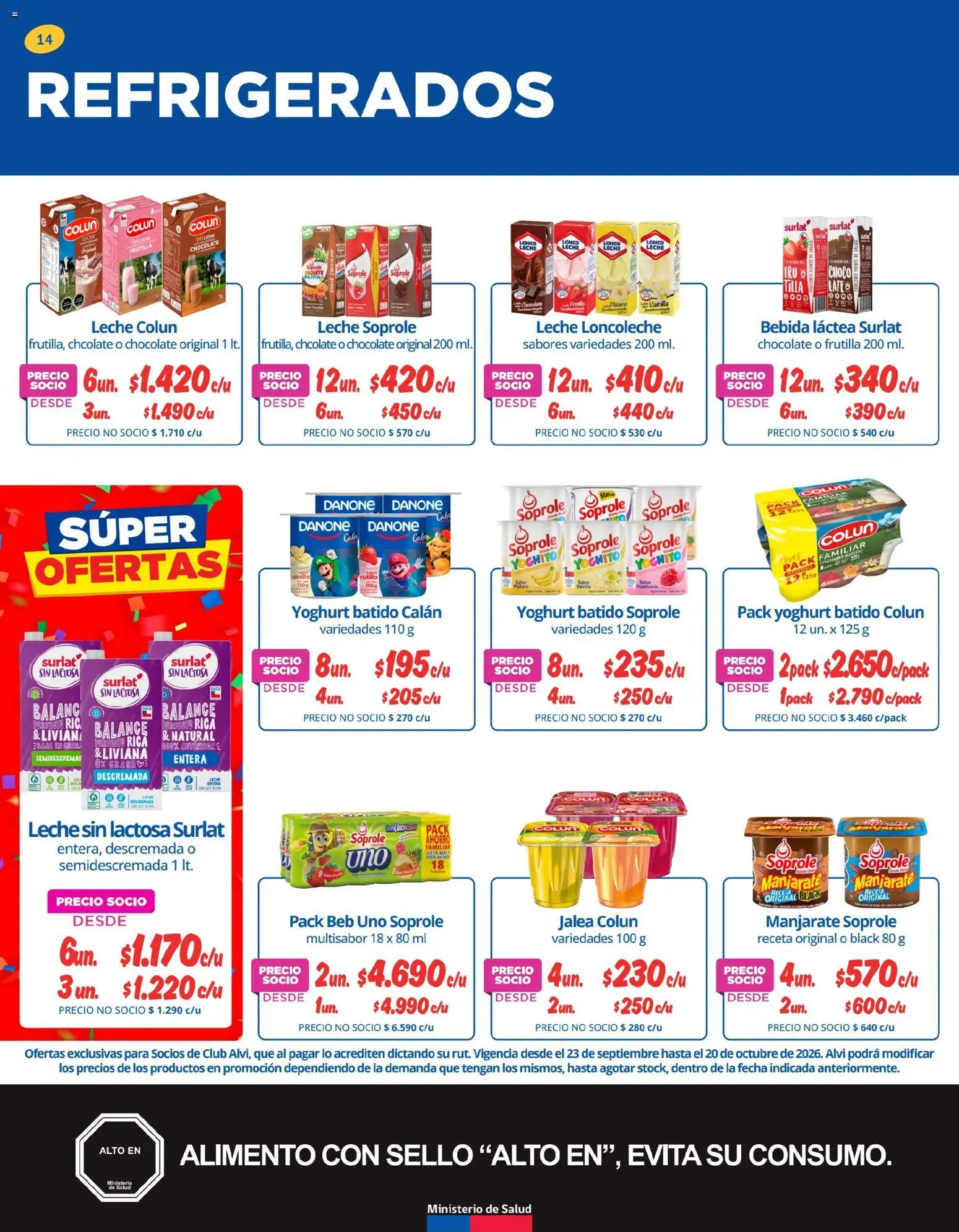 Alvi Ofertas │ válido desde el 21.09.2026 | Página: 14 | Productos: Vainilla, Chocolate, Frutilla, Fuente