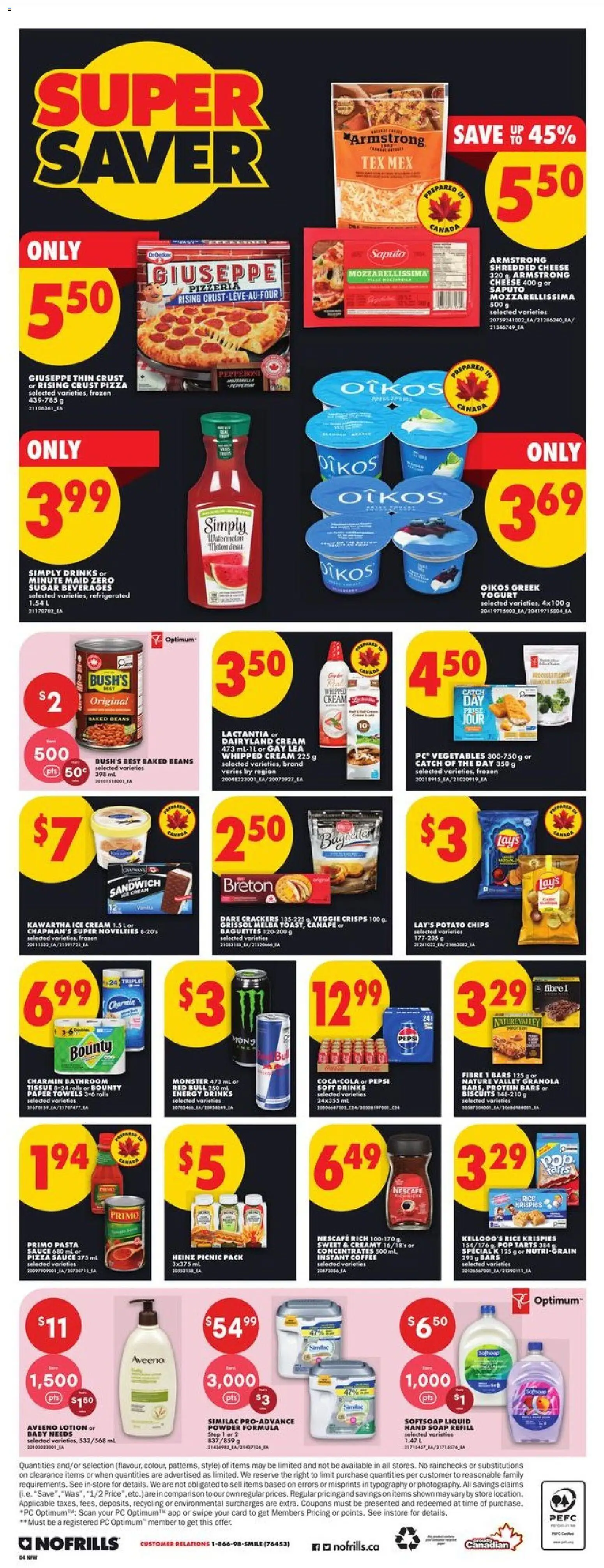 No Frills flyer valid from 11.06.2026 | Page: 4 | Products: Rice, Cream, Powder, Soap