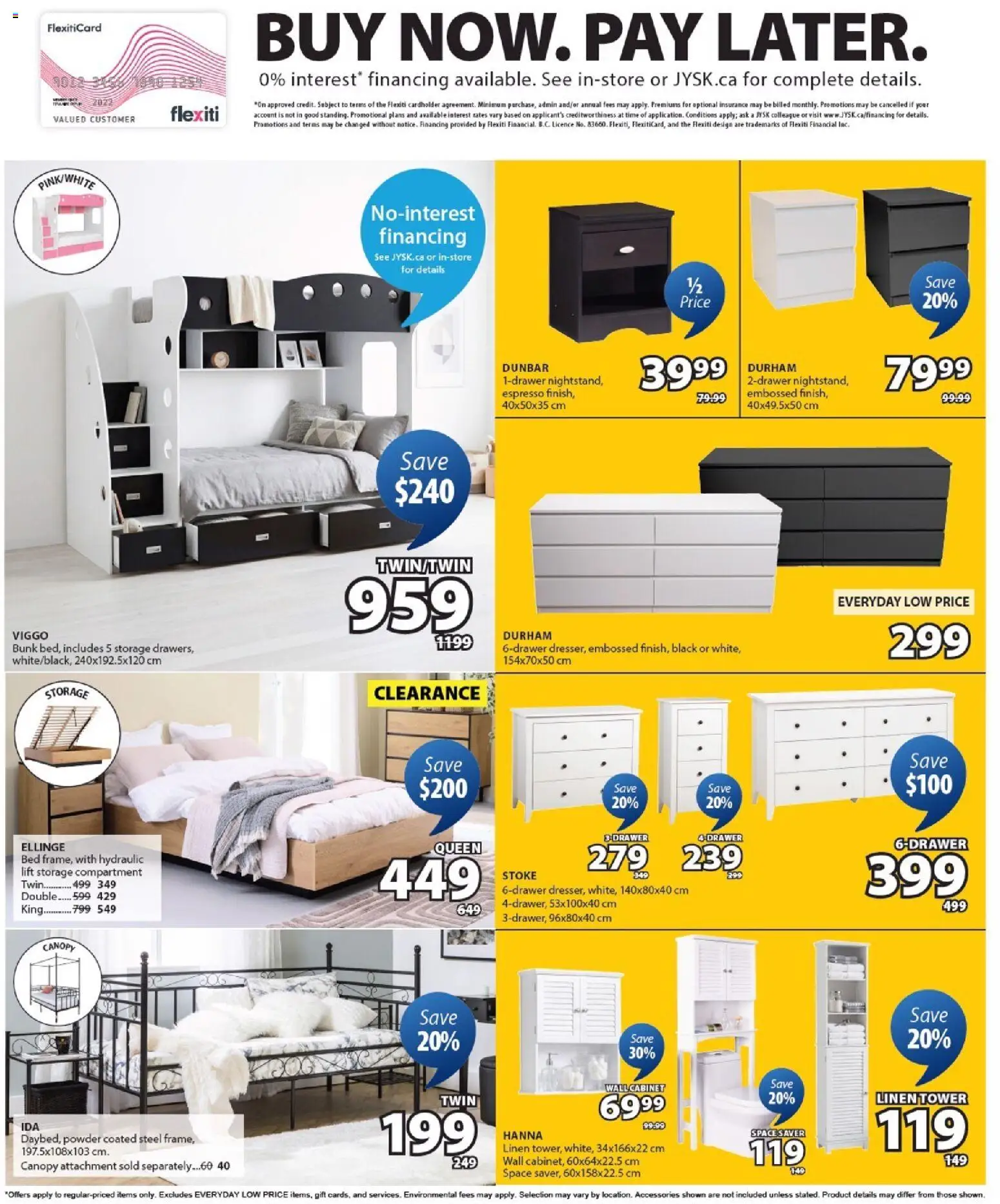 JYSK flyer valid from Jul 2, 2026 | Page: 12 | Products: Powder, Bed, Cabinet
