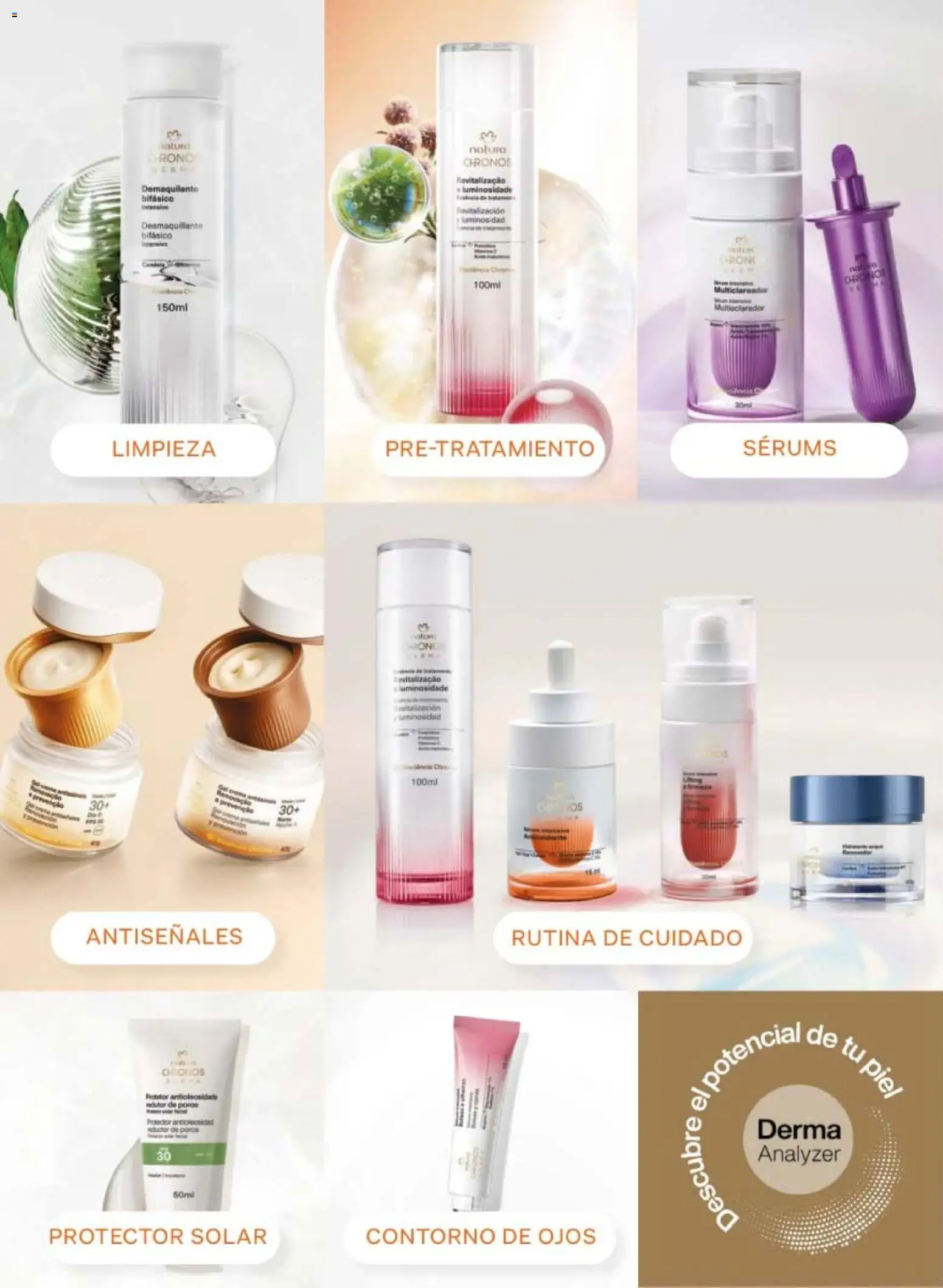 Nuevas ofertas de Natura válidas en toda la República Mexicana desde el 20/02/2026. ¡Encuentra las mejores ofertas en Natura campaña 4 2026! | Página: 72 | Productos: Contorno de ojos, Contorno, Desmaquillante, Protector solar