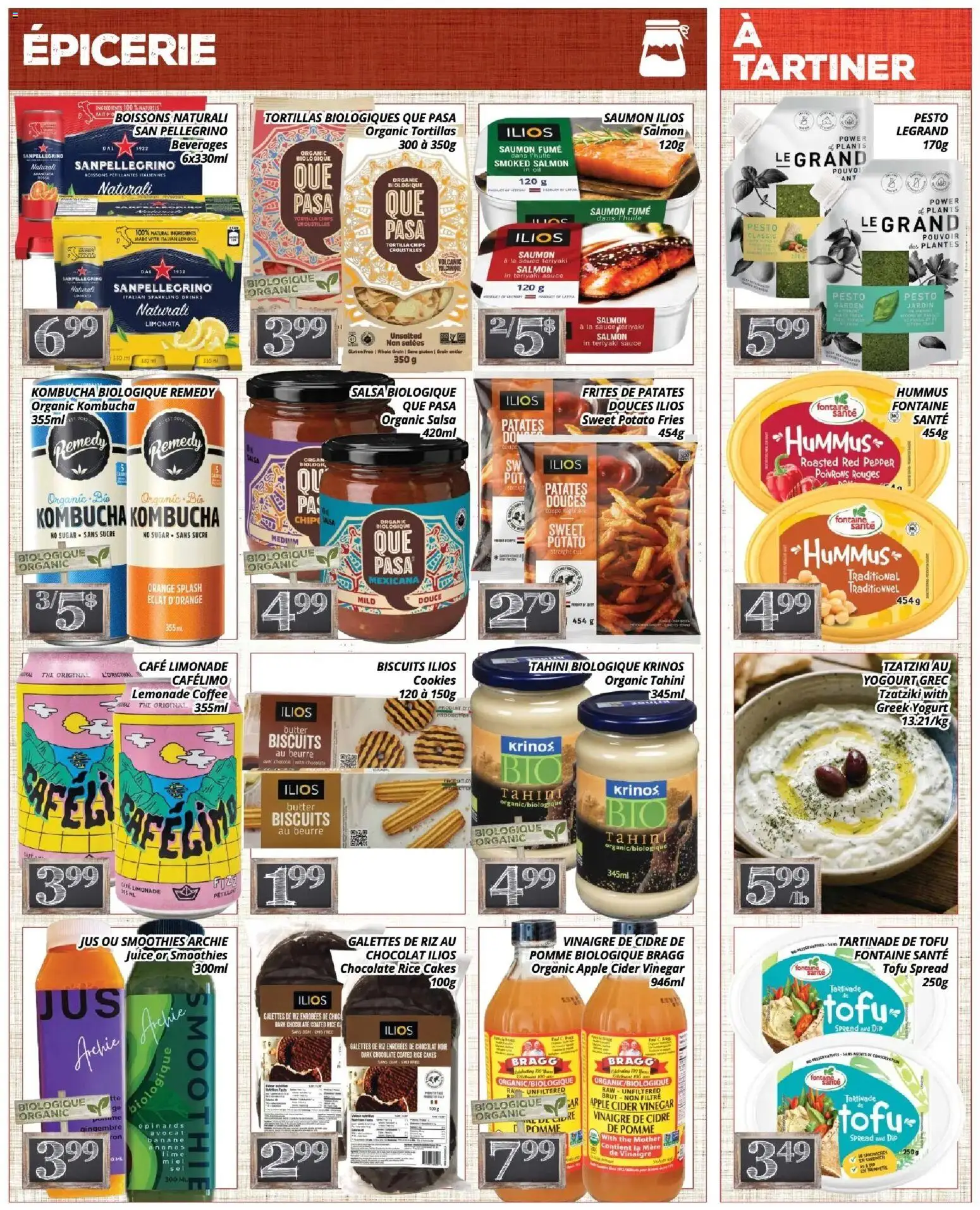 Pa Supermarché flyer valid from Jul 8, 2026 | Page: 2 | Products: Cookies, Yogurt, Oil, Juice