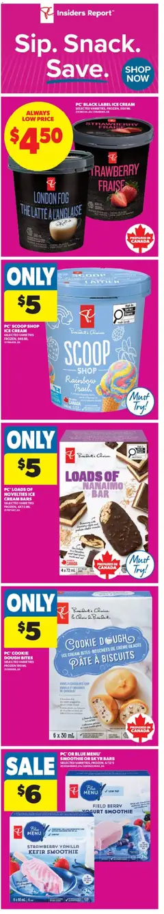 Preview of Real Canadian Superstore weekly flyer / circulaire from shop Real Canadian Superstore valid from 11.06.2026 | Page: 2 | Products: Cream, Ice cream, Chocolate