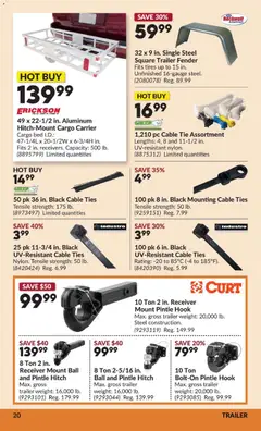 Preview of Princess Auto flyer - 2 Week Sale! from shop Princess Auto valid from Jun 30, 2026 | Page: 25 | Products: PC, Cable, Bed