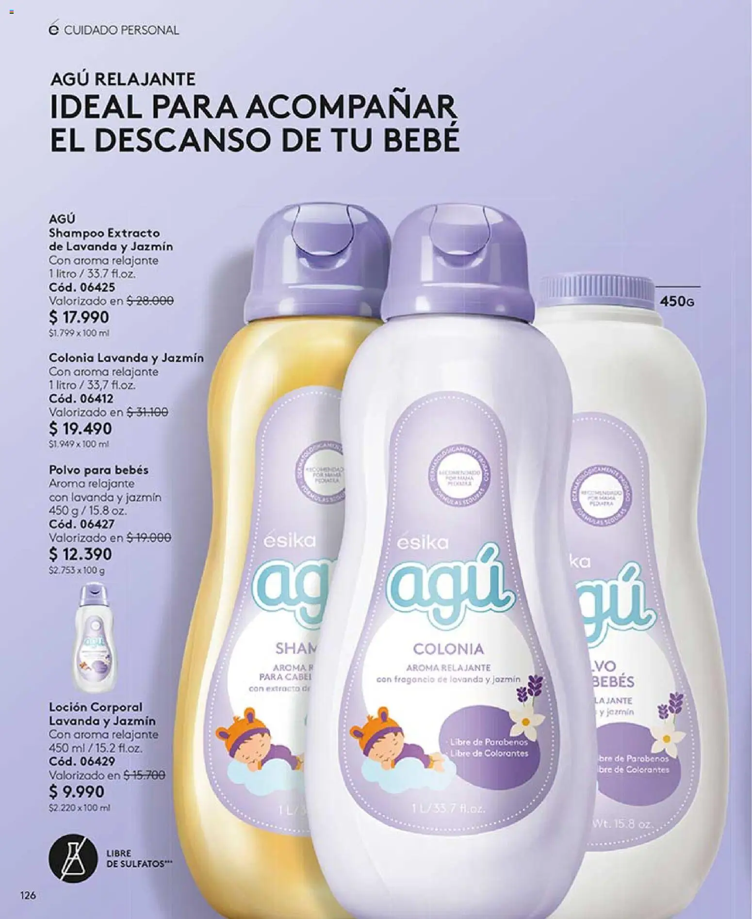 Catálogo Ésika Campaña 11 │ válido desde el 15.06.2026 | Página: 126 | Productos: Loción, Fragancia, Polvo, Shampoo