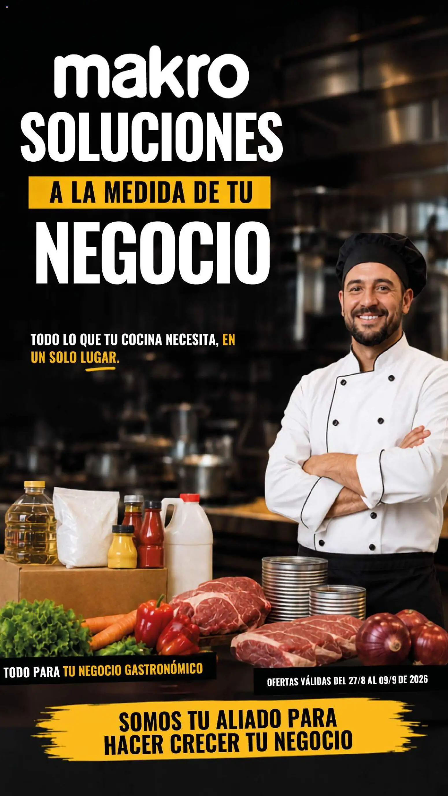Makro Ofertas GASTRONÓMICO │ válido desde el 27/08/2026 | Página: 1 | Productos: Cocina