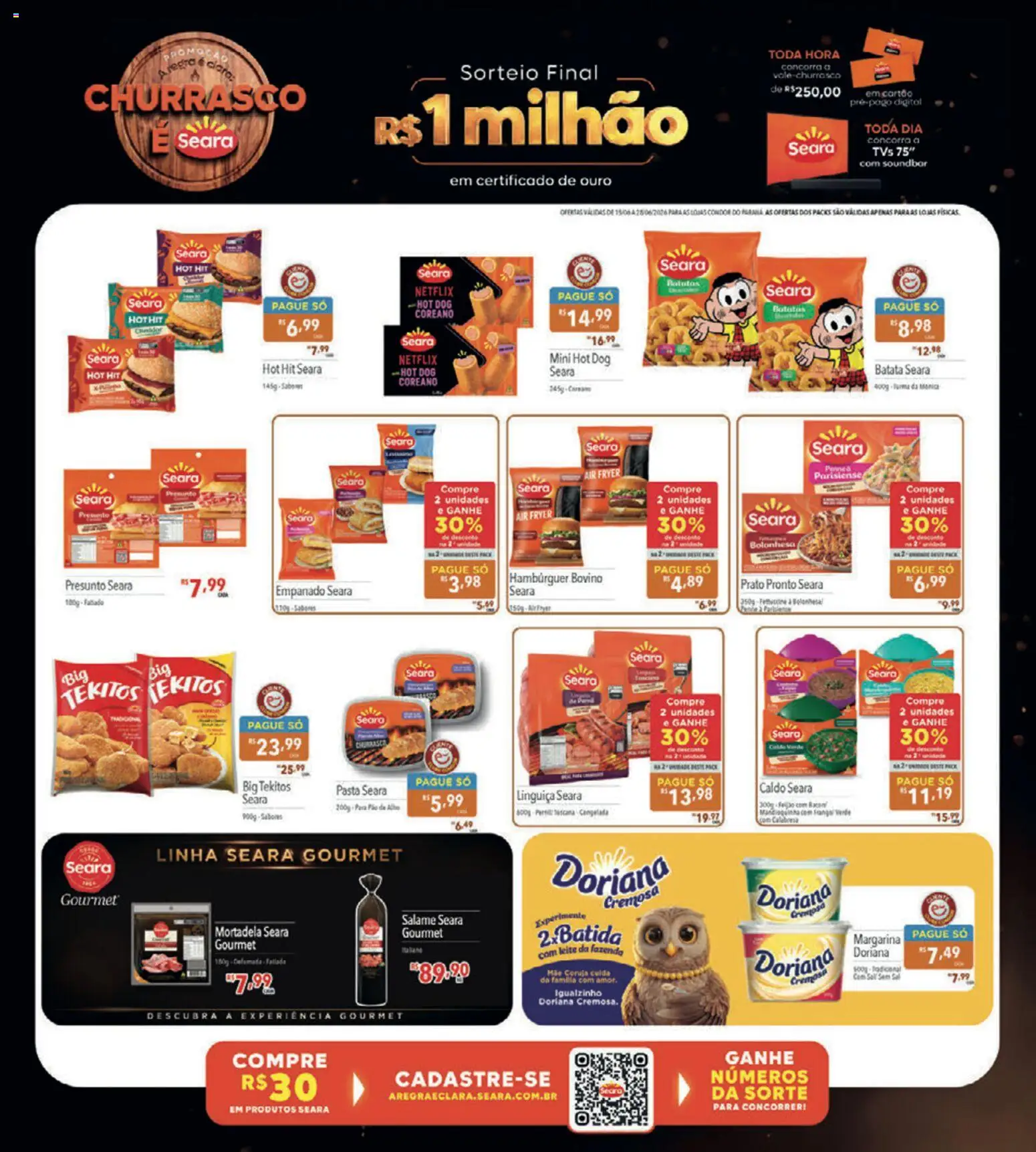 Supermercados Condor Folheto - válido de 15.06.2026 | Página: 16 | Produtos: Alho, Pão, Batata, Sal