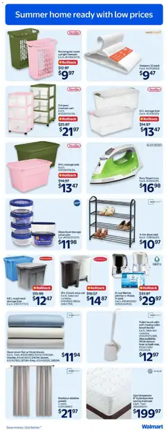 Preview of Walmart weekly flyer from shop Walmart valid from Jul 2, 2026 | Page: 12 | Products: Iron, Brush, Bath, Shower