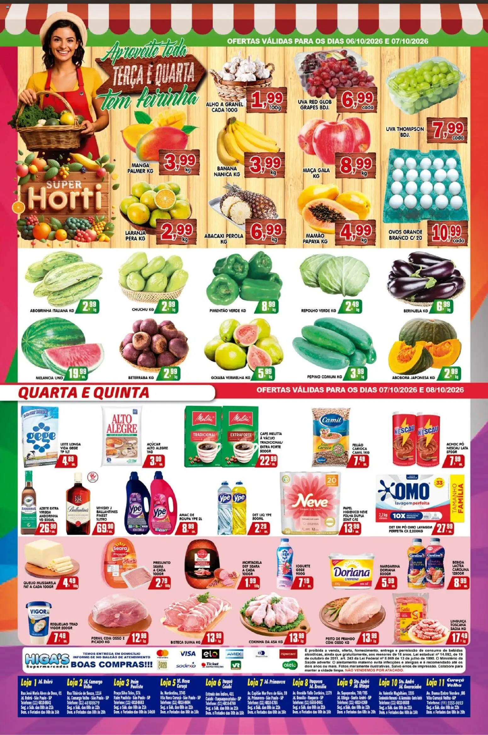 Higa's Supermercado Folheto - válido de 07/10/2026 | Página: 4