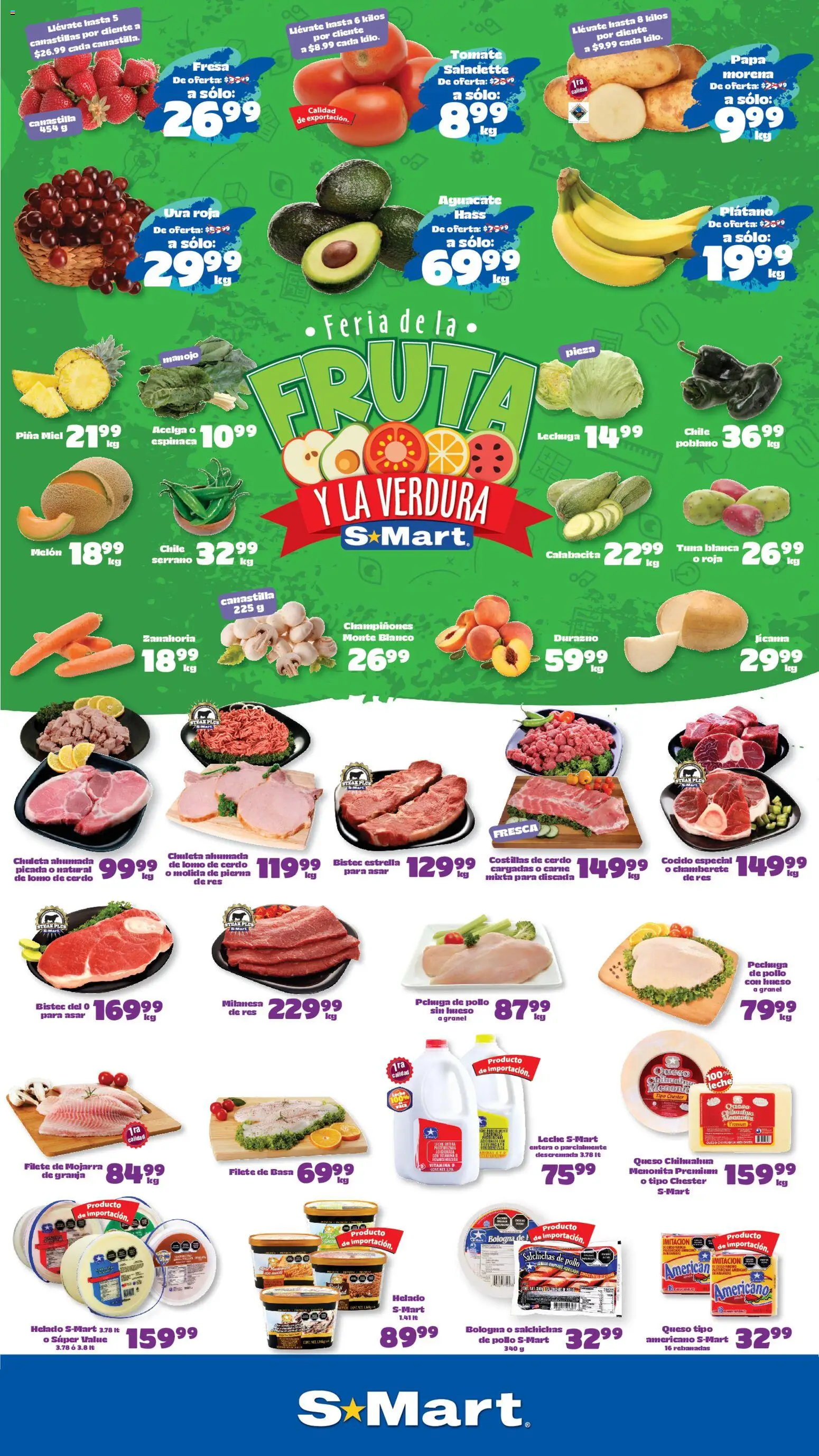 Nuevas ofertas de S-Mart válidas en toda la República Mexicana desde el 04/08/2026. ¡Encuentra las mejores ofertas en S-Mart folleto Nuevo Laredo! | Página: 1