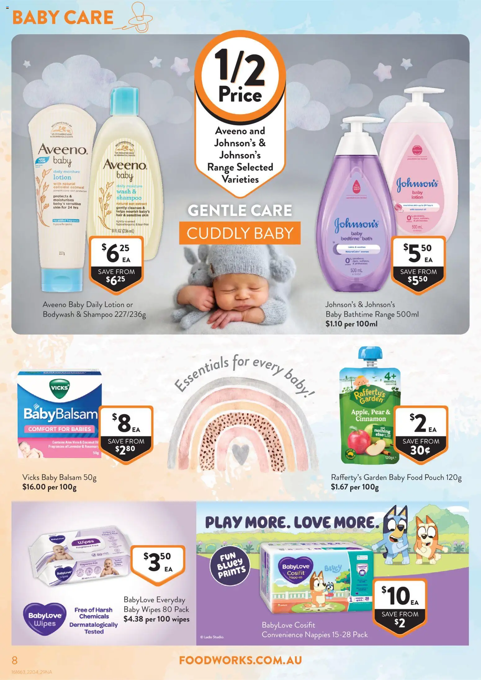 Foodworks catalogue - valid from 22.04.2026 | Page: 8 | Products: Bath, Oil, Lotion, Pear