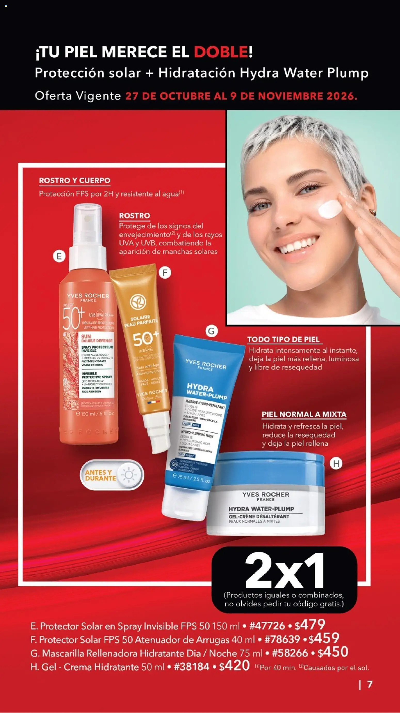 Nuevas ofertas de Yves Rocher válidas en toda la República Mexicana desde el 27/10/2026. ¡Encuentra las mejores ofertas en Yves Rocher Buen Fin! | Página: 7