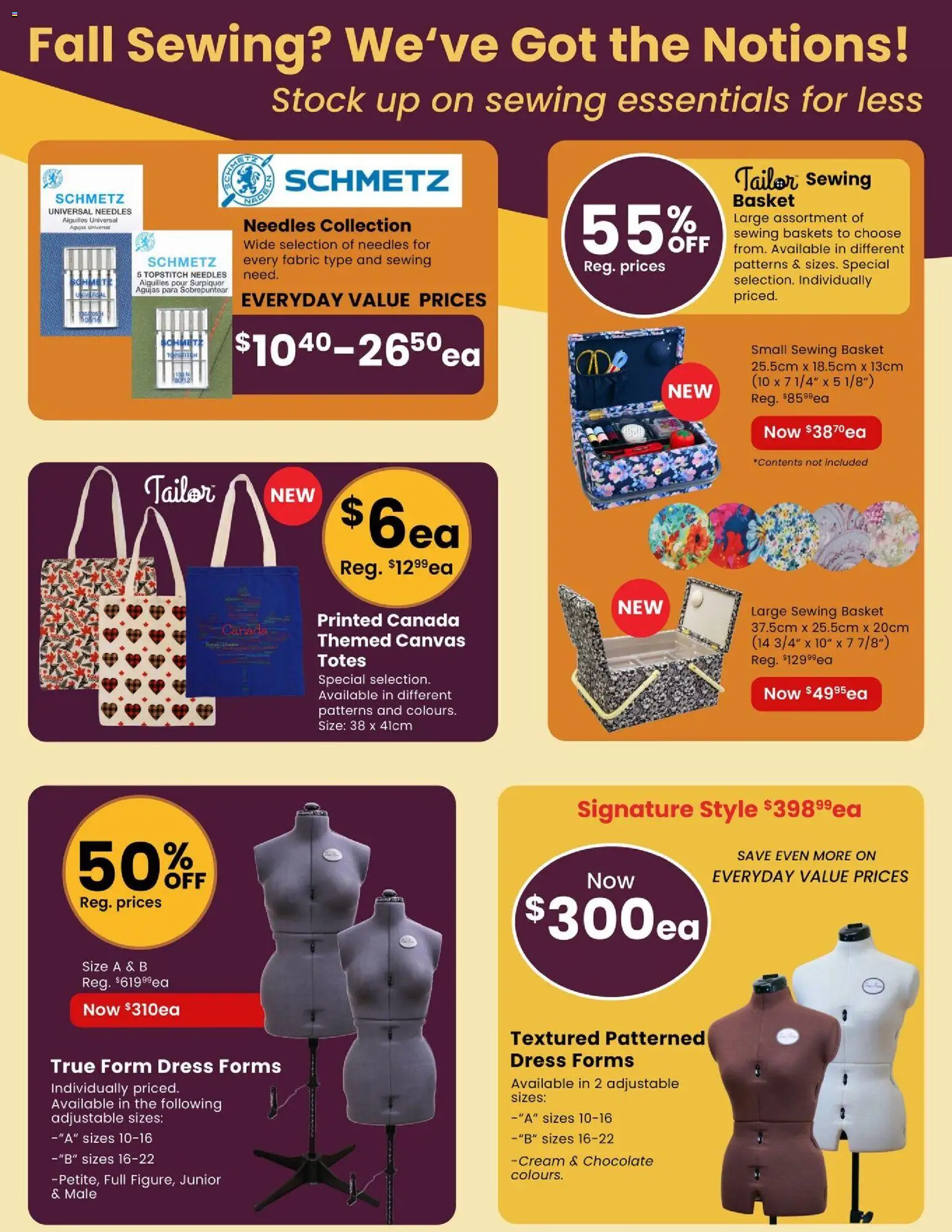 Fabricland flyer valid from Sep 1, 2026 | Page: 13 | Products: Cream, Dress, Basket, Chocolate