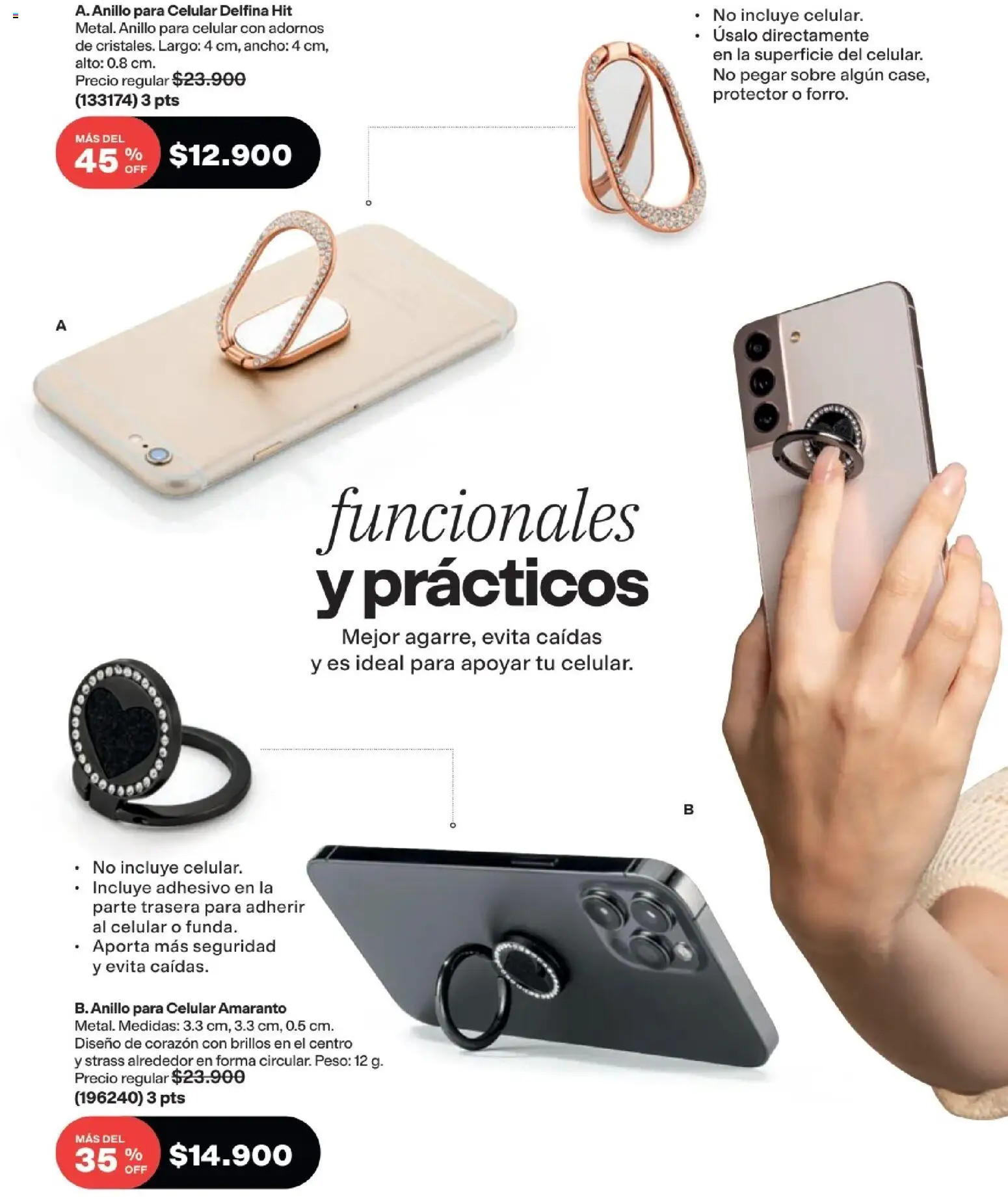 Avon revista - valida desde el 15/07/2026 | Página: 102 | Productos: Anillo, Peso, Sobre, Amaranto