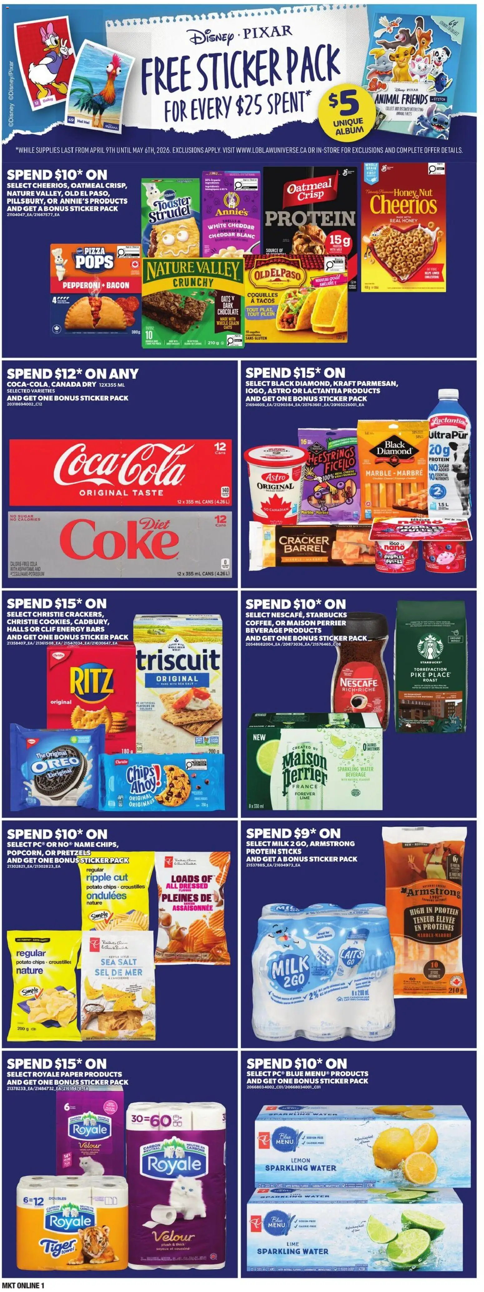 Independent Grocer flyer valid from 16.04.2026 | Page: 8 | Products: Chips, Toaster, Milk, Cheese