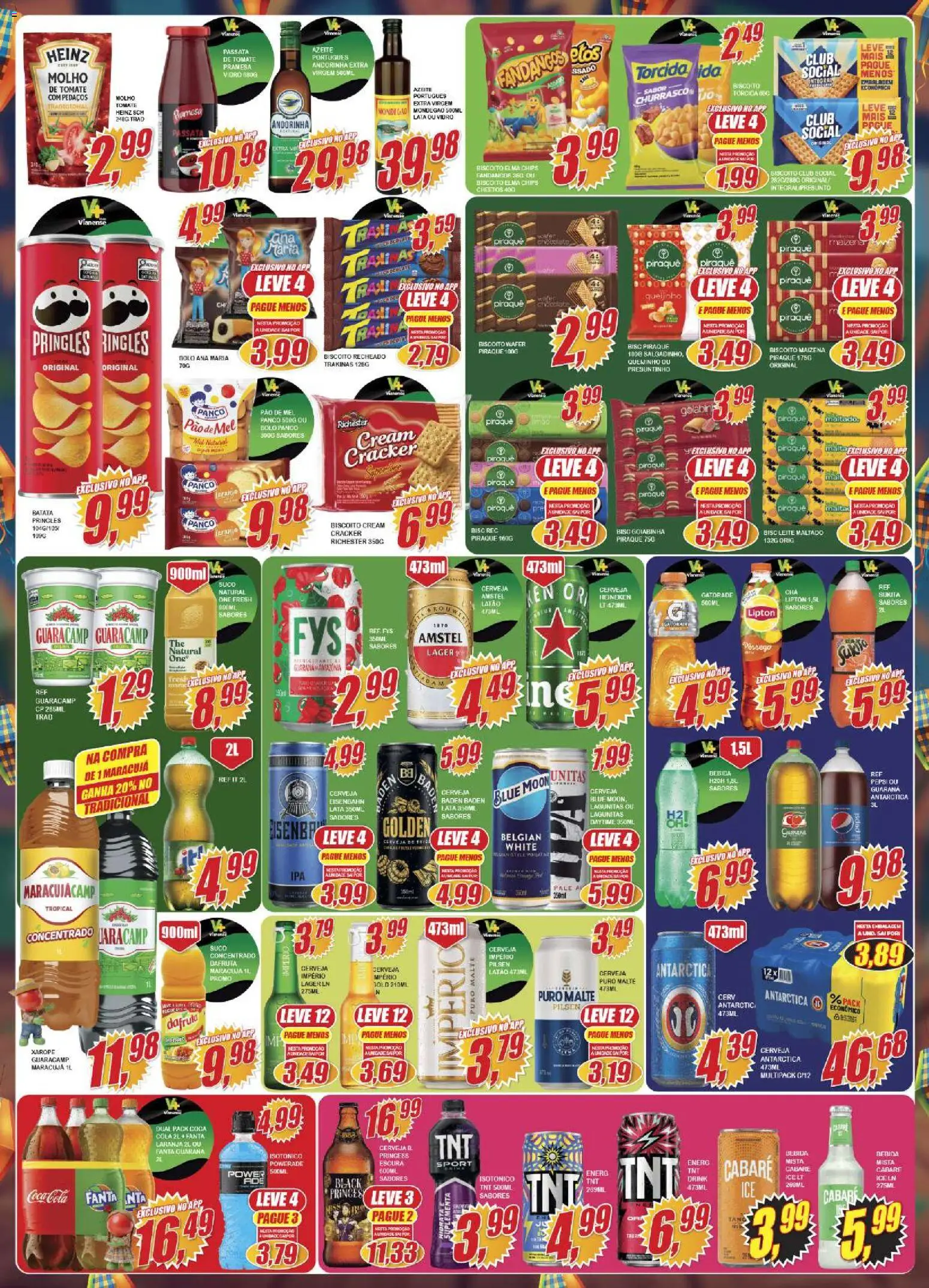 Vianense Folheto - válido de 29.05.2026 | Página: 3 | Produtos: Biscoito, Fanta, Pão, Isotônico