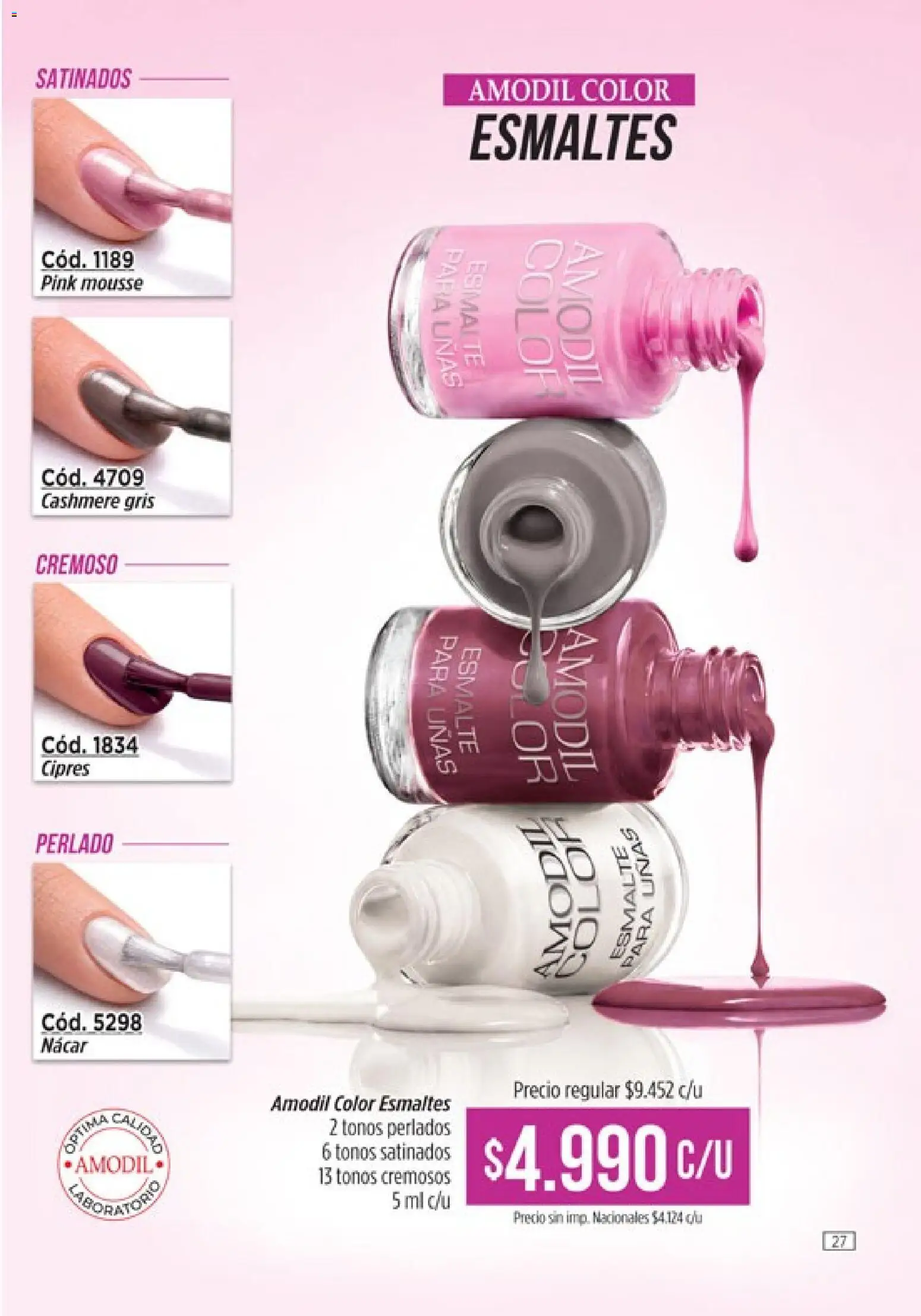 Amodil - Campaña 11 │ válido desde el 01.07.2026 | Página: 27 | Productos: Mousse