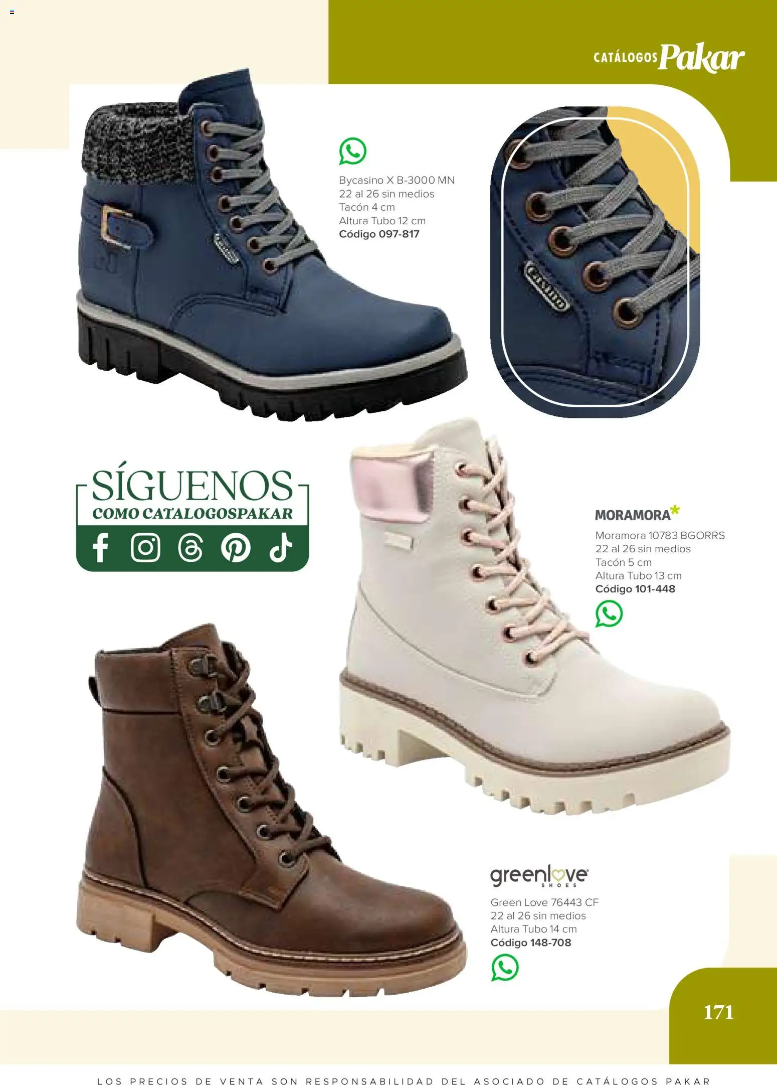 Nuevas ofertas de SC Pakar válidas en toda la República Mexicana desde el 31/07/2026. ¡Encuentra las mejores ofertas en SC Pakar catálogo Bota! | Página: 171