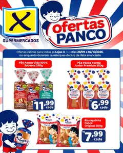 X Supermercados ofertas Panco - Pré-Visualização do folheto da loja X Supermercados, válido de 29/09/2026