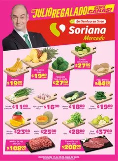 Vista previa de Soriana Fin de Semana Mercado: Nuevo León, nuevo folleto de la tienda, válido en México a partir del 17/07/2026