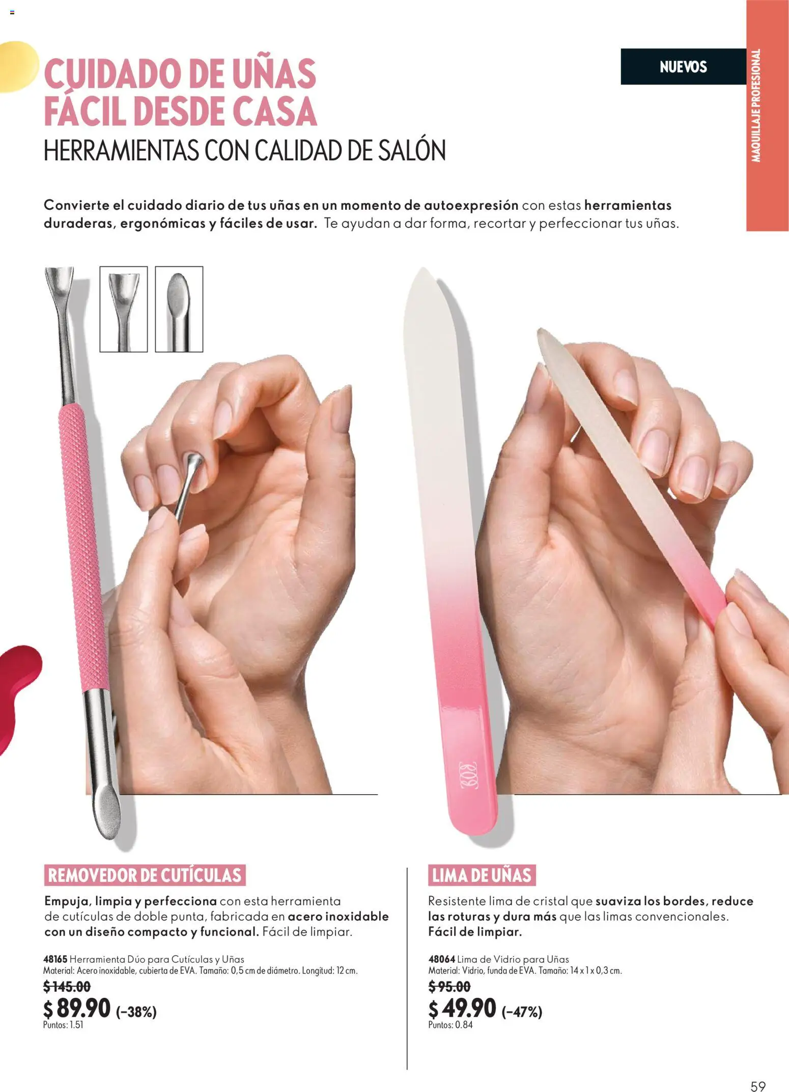 Nuevas ofertas de Oriflame válidas en toda la República Mexicana desde el 22/08/2026. ¡Encuentra las mejores ofertas en Oriflame campaña 12 2026! | Página: 59 | Productos: Lima, Herramientas, Té, Maquillaje