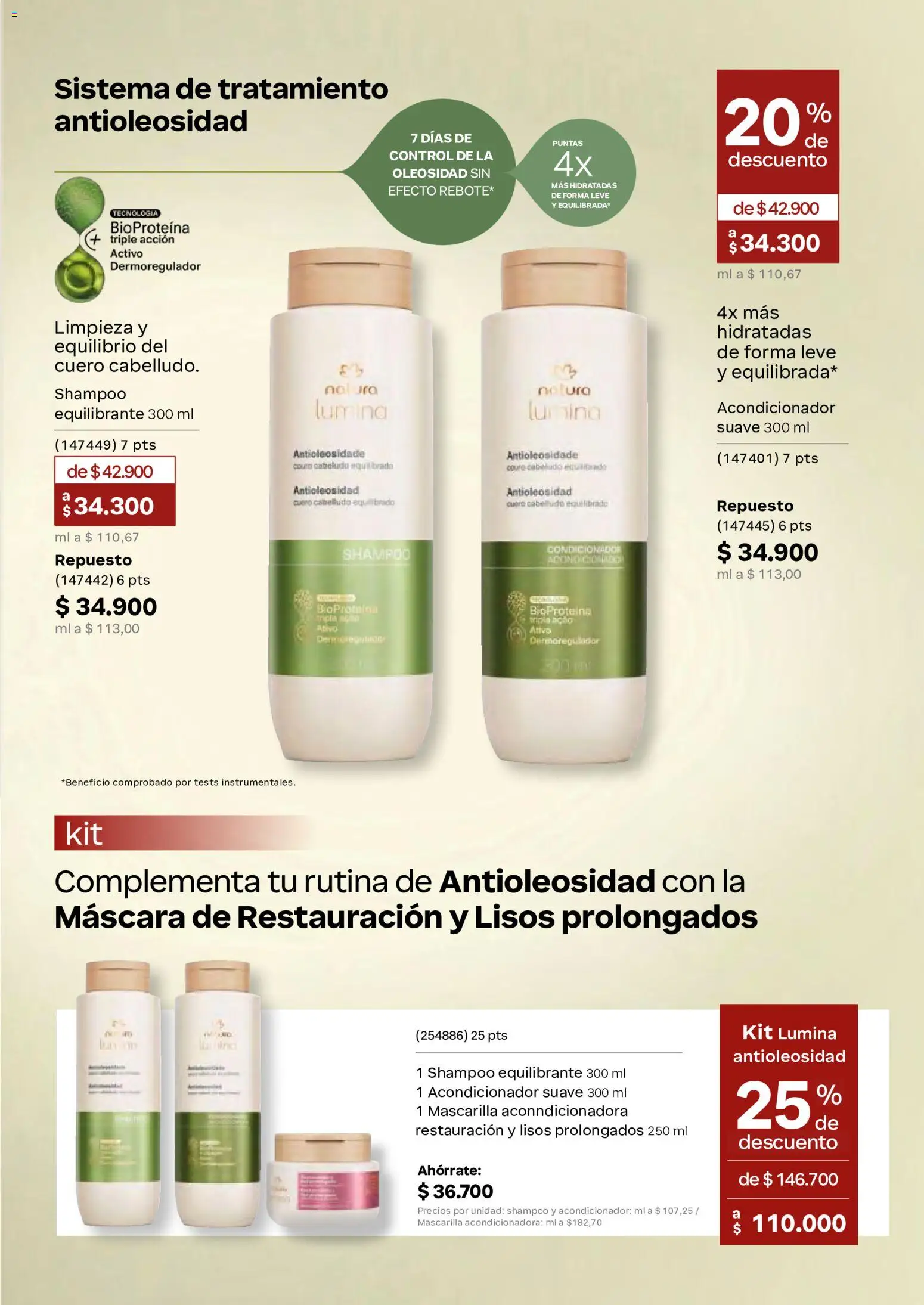 Natura revista - valida desde el 29.04.2026 | Página: 141 | Productos: Shampoo, Mascarilla, Máscara, Acondicionador