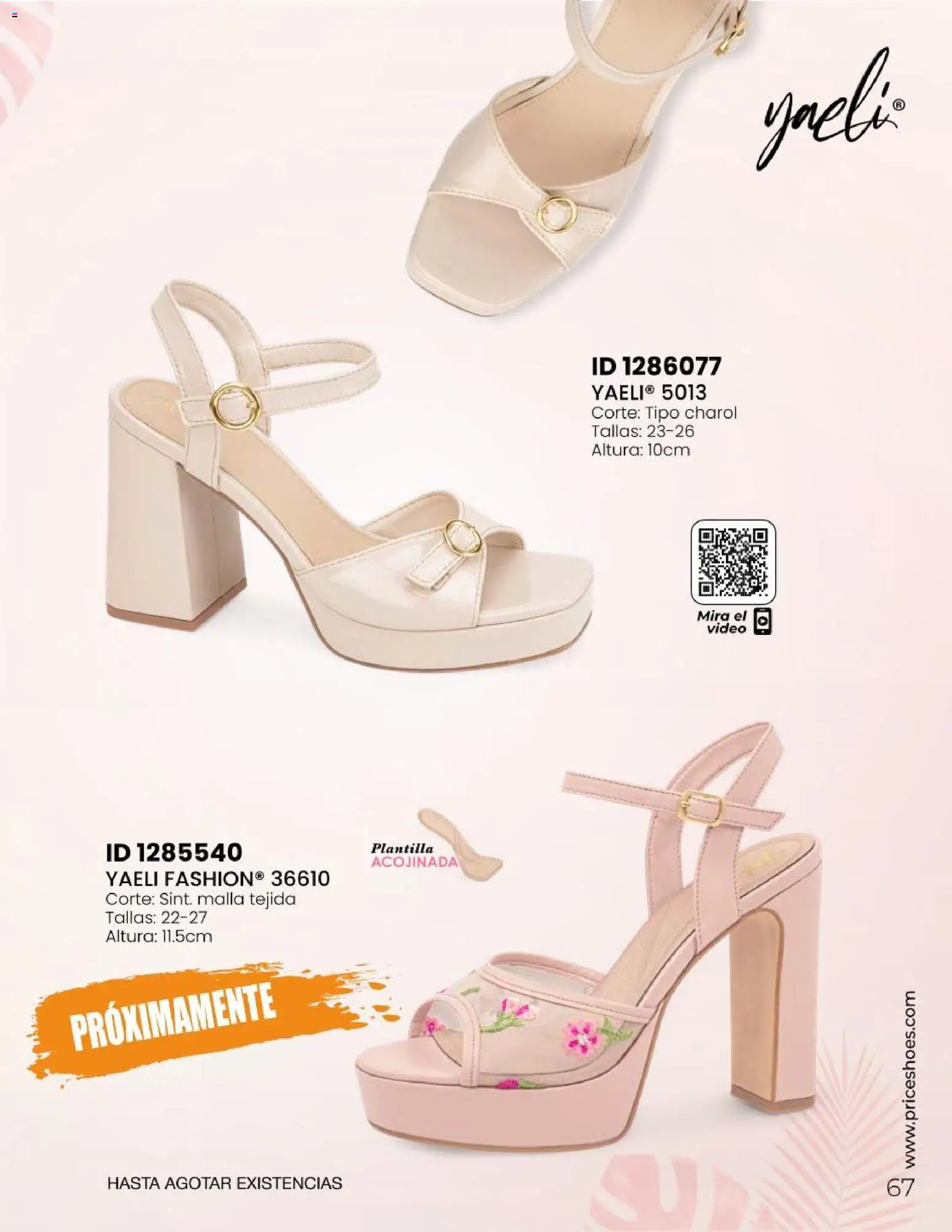 Nuevas ofertas de Price Shoes válidas en toda la República Mexicana desde el 31.01.2026. ¡Encuentra las mejores ofertas en Price Shoes Catálogo Sandalias ! | Página: 67 | Productos: Malla, Video