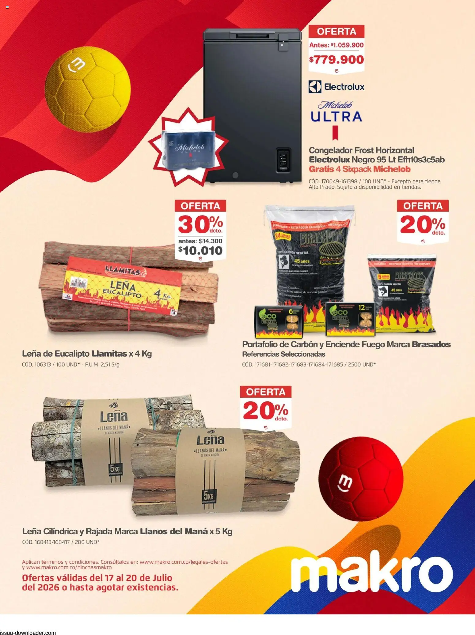 Makro revista - valida desde el 17/07/2026 | Página: 6 | Productos: Congelador