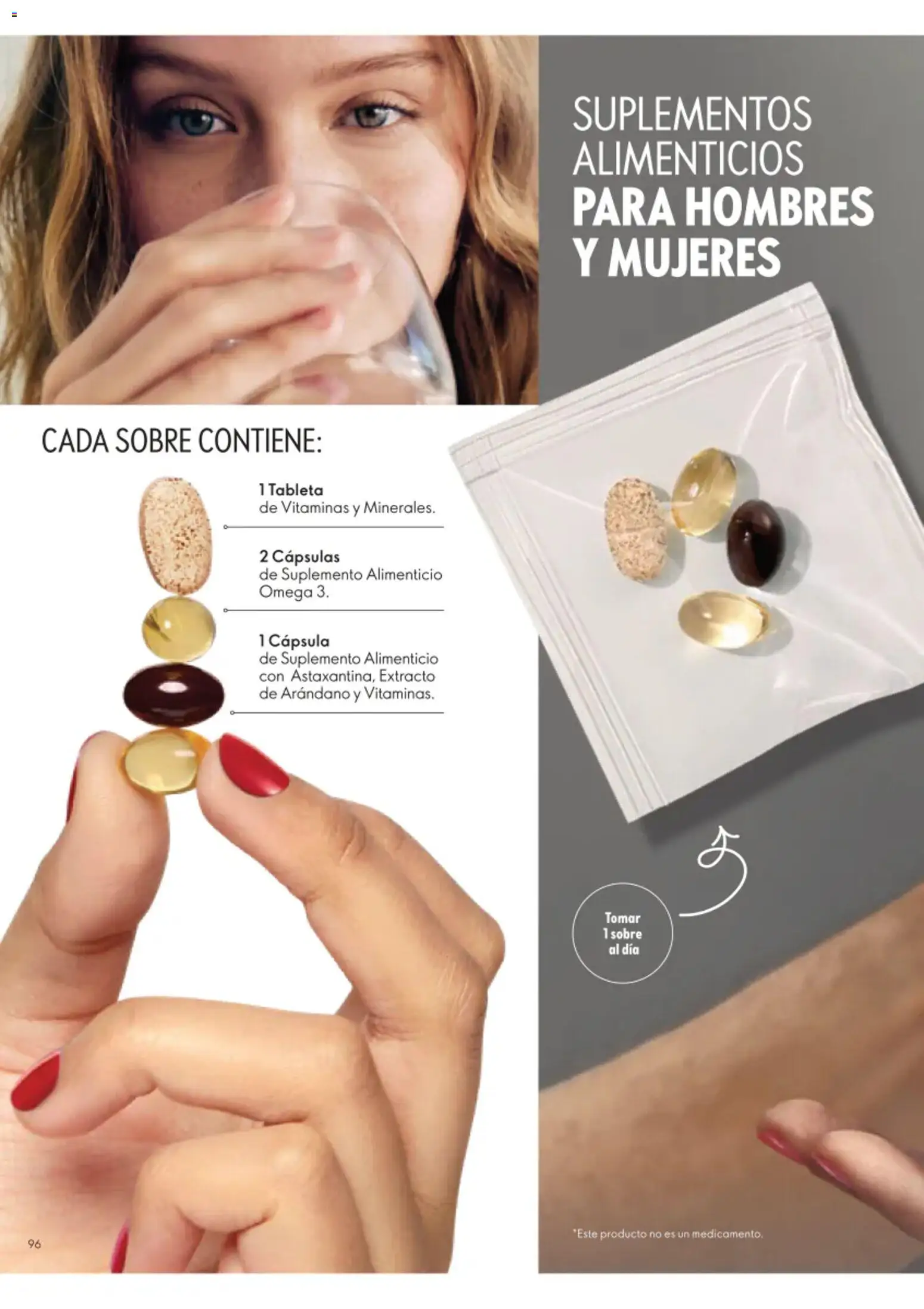 Nuevas ofertas de Oriflame válidas en toda la República Mexicana desde el 22/08/2026. ¡Encuentra las mejores ofertas en Oriflame campaña 12 2026! | Página: 96 | Productos: Vitaminas, Tableta, Sobre