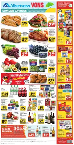 Preview of Vons weekly ads valid from 07/15/2026