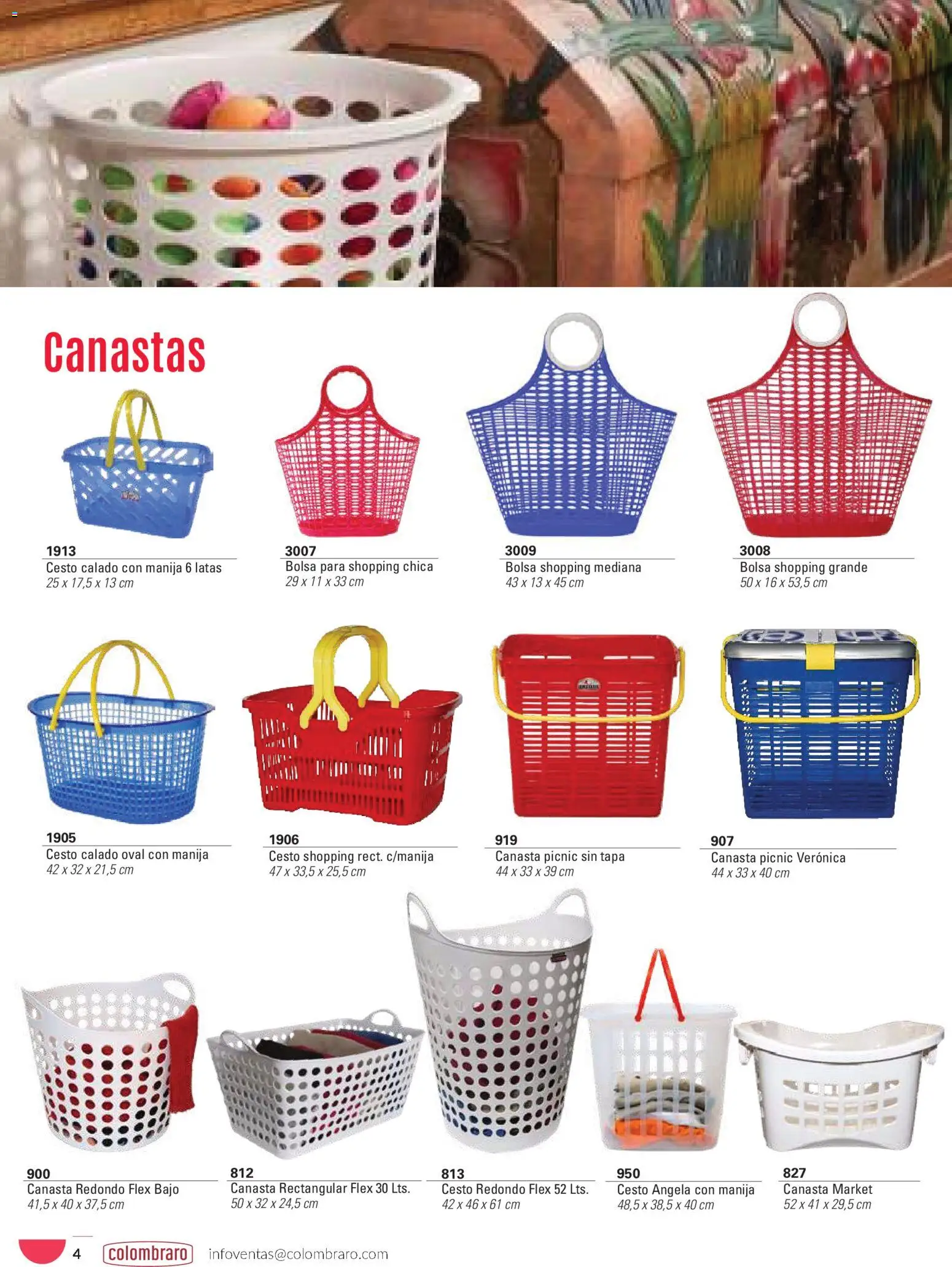 Colombraro catálogo │ válido desde el 26.01.2026 | Página: 4 | Productos: Bolsa, Canasta