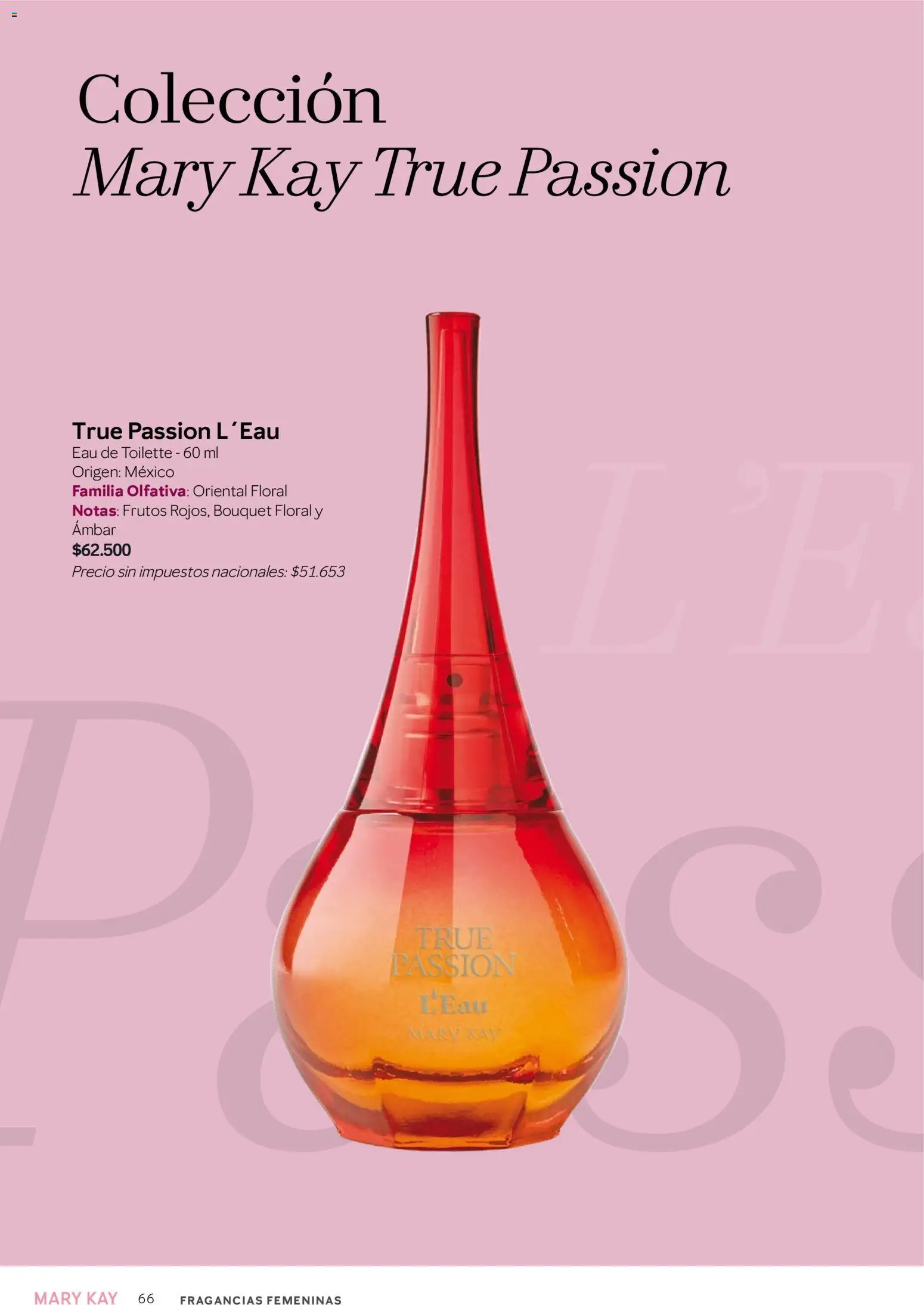 Mary Kay catálogo │ válido desde el 01/08/2026 | Página: 66 | Productos: Eau de toilette